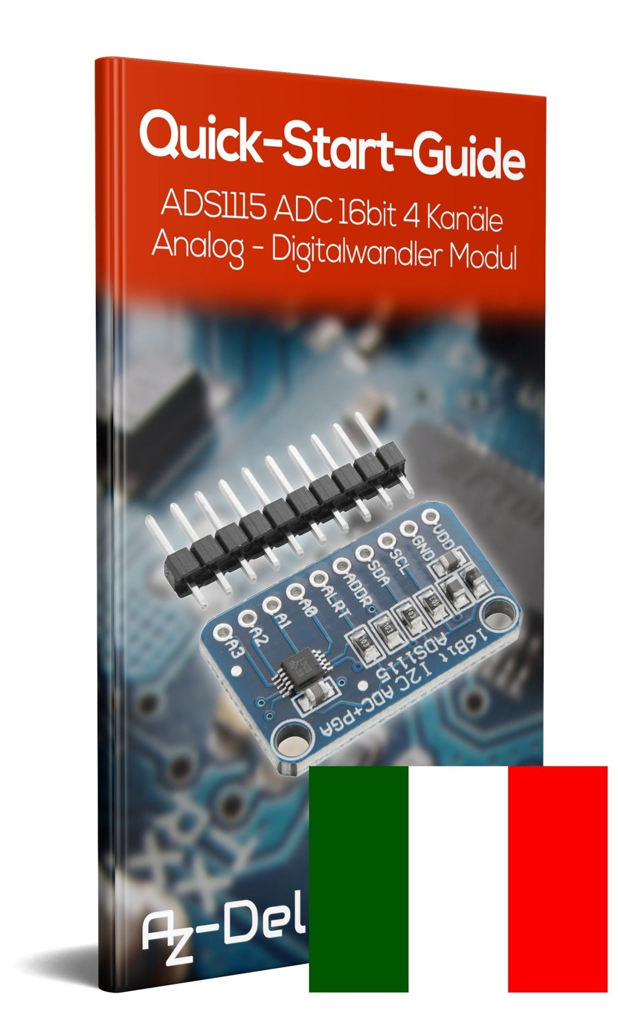 ADS1115 ADC Modul 16bit 4 Kanäle für Raspberry Pi - AZ-Delivery