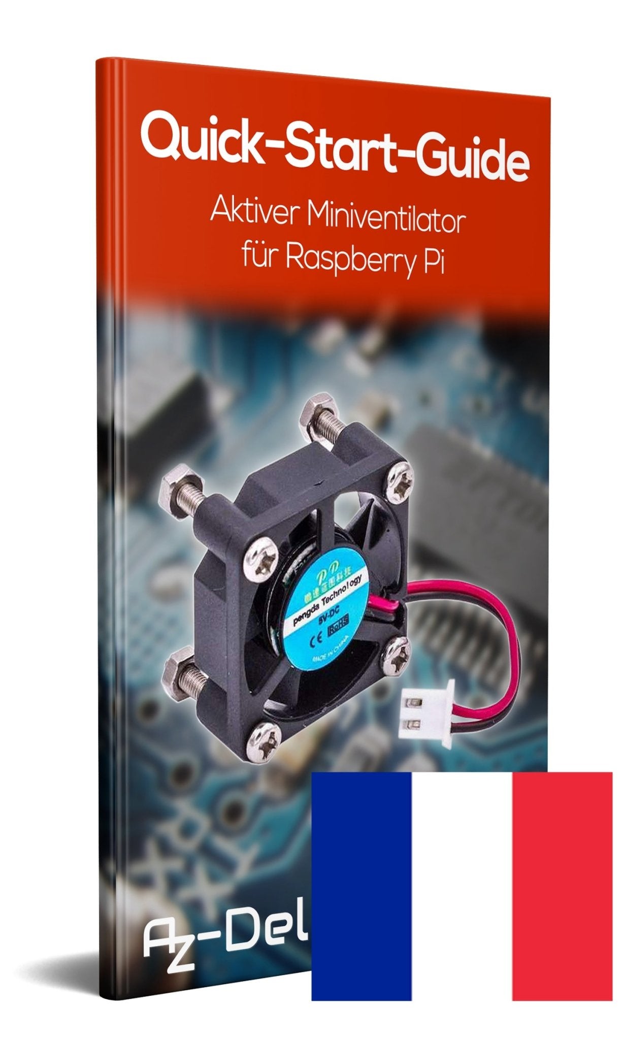 Aktiver Miniventilator Kühl- Axial- Ventilator für Raspberry Pi - AZ-Delivery
