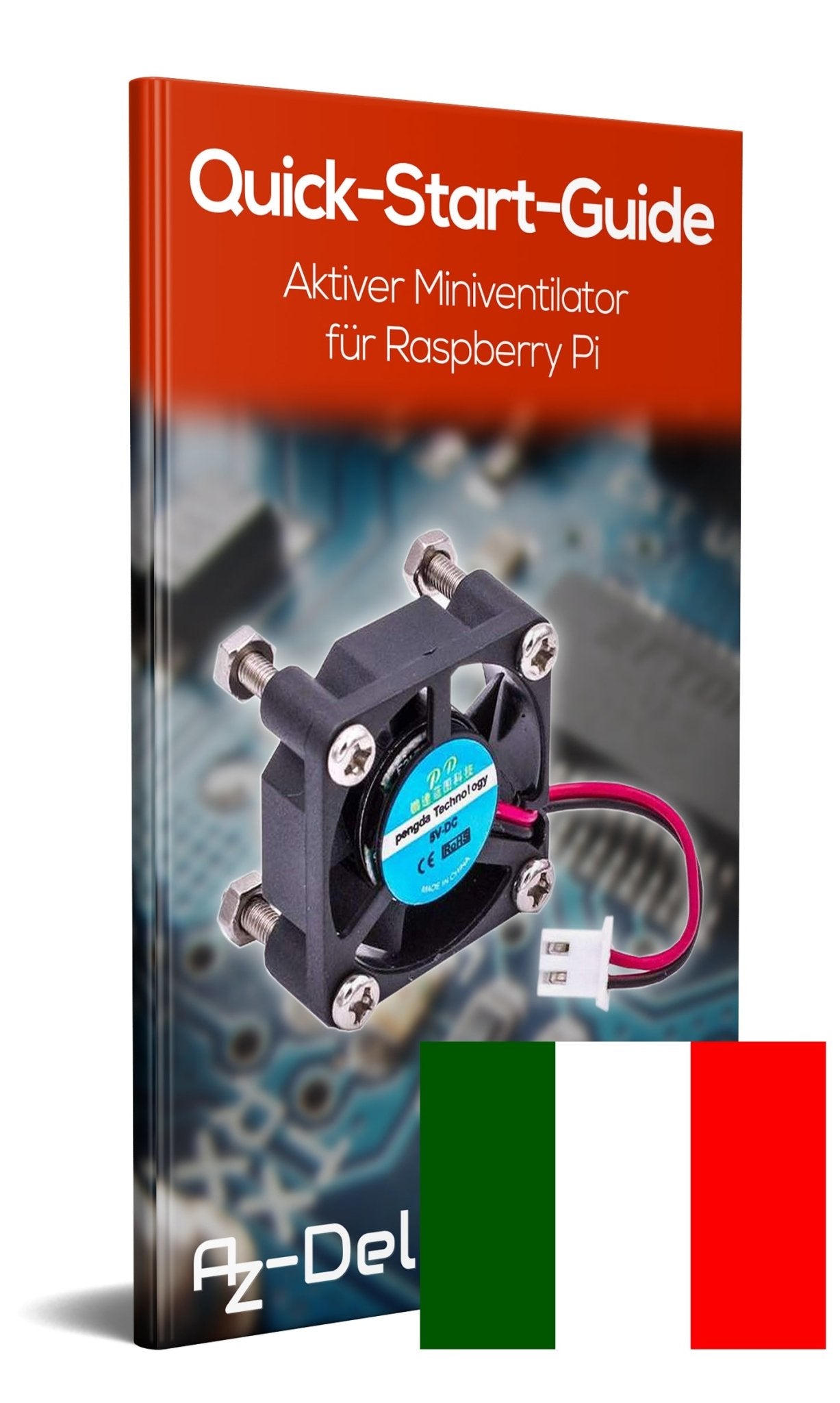 Aktiver Miniventilator Kühl- Axial- Ventilator für Raspberry Pi - AZ-Delivery