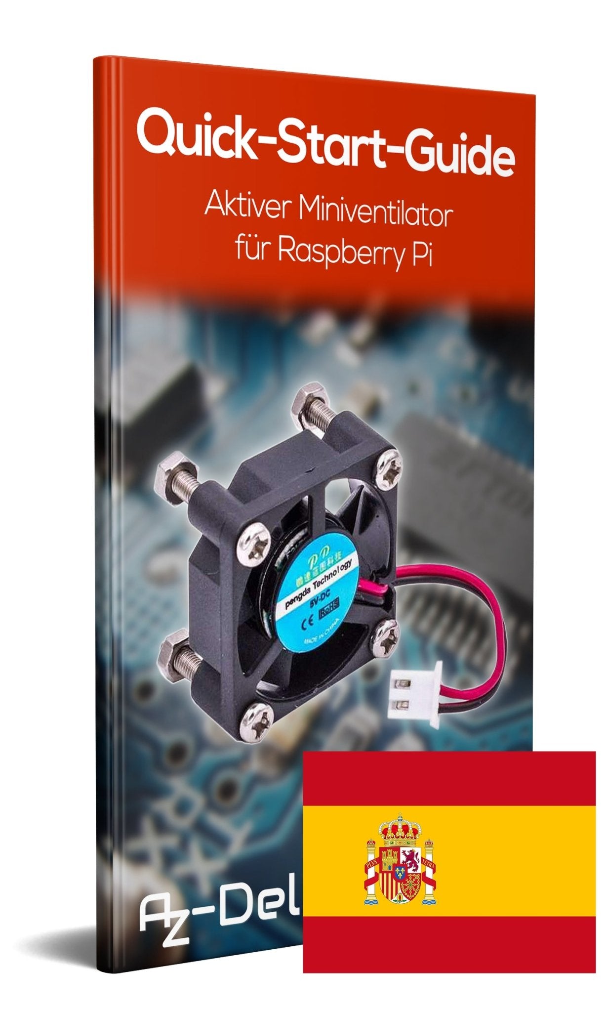 Aktiver Miniventilator Kühl- Axial- Ventilator für Raspberry Pi - AZ-Delivery