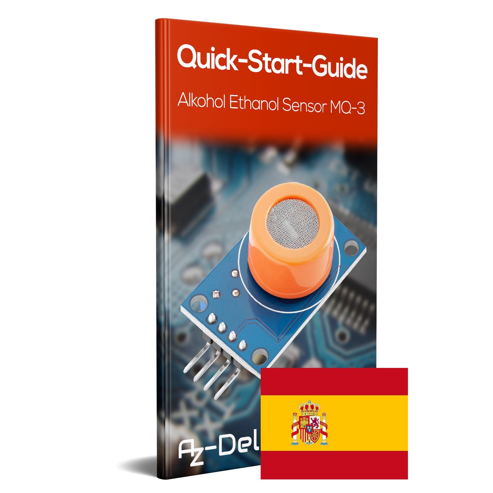 Alkohol Gas Sensor DC 5V MQ-3 mit Signalausgang, Atemgas-Detektionsplatine für Ethanol Alkohol Dampf - AZ-Delivery