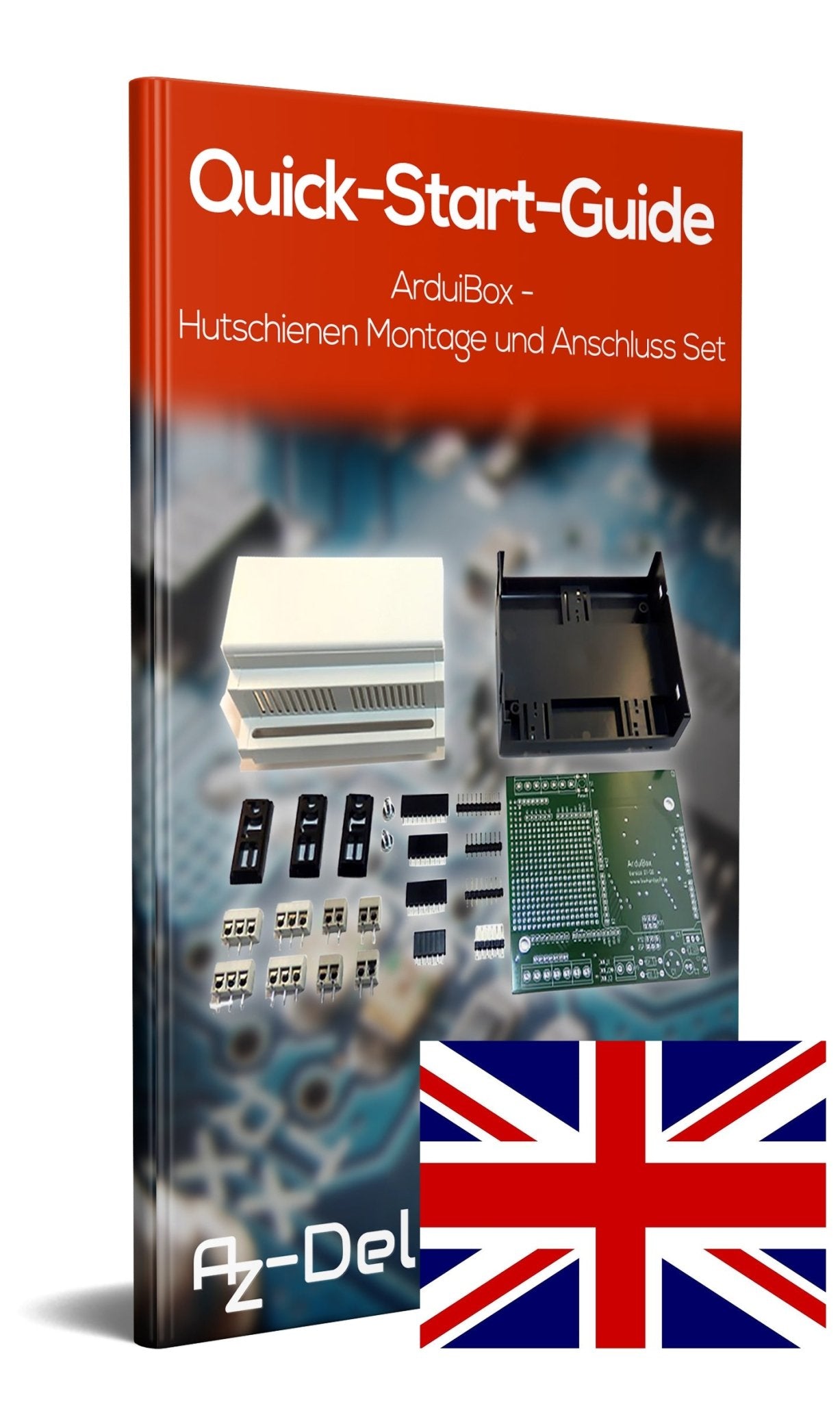 ArduiBox - Hutschienen Montage- und Anschluss Set - AZ-Delivery