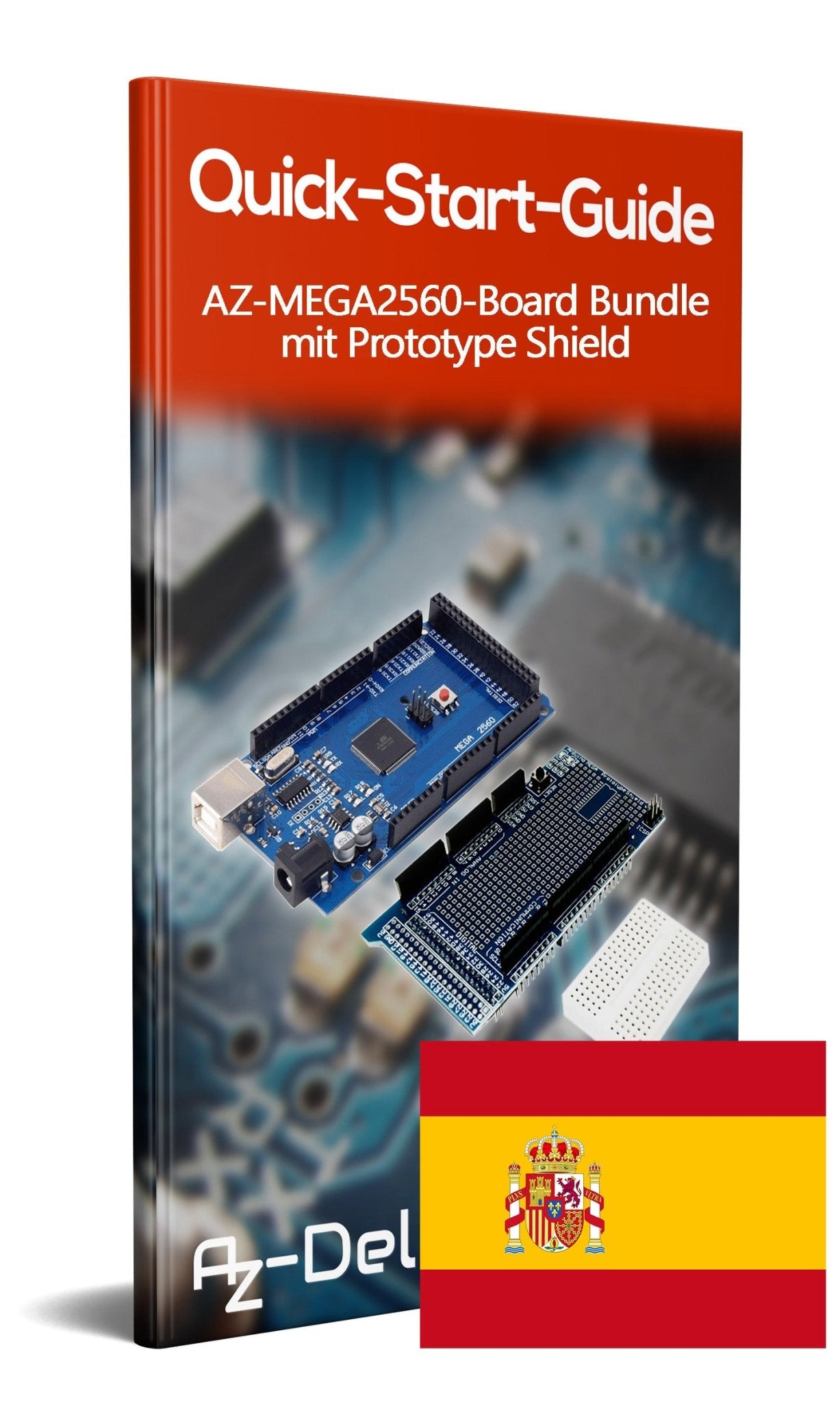 AZ-MEGA2560-Board Bundle mit Prototype Shield für AZ-MEGA2560-Board - AZ-Delivery