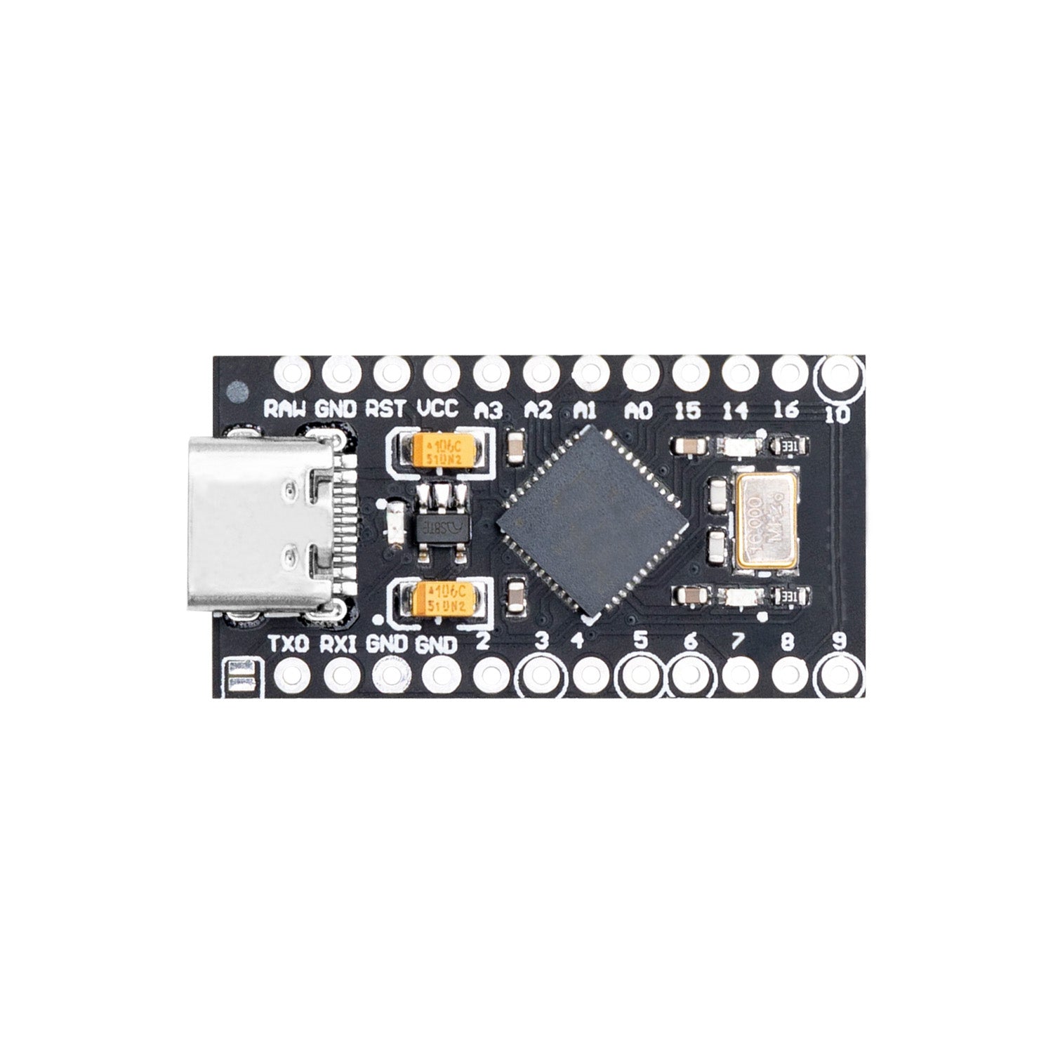AZ-ProMicro-Board ATMEGA32U4 5V/16MHZ Entwicklungsboard Mikrocontroller mit Bootloader IDE und USB C - AZ-Delivery