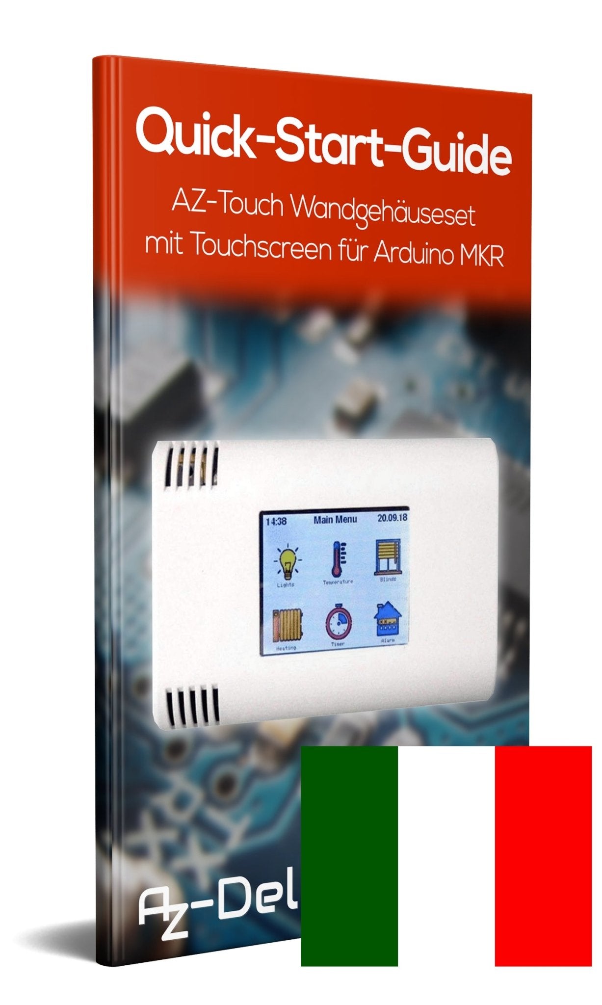 AZ-Touch Wandgehäuseset mit Touchscreen für MKR - AZ-Delivery