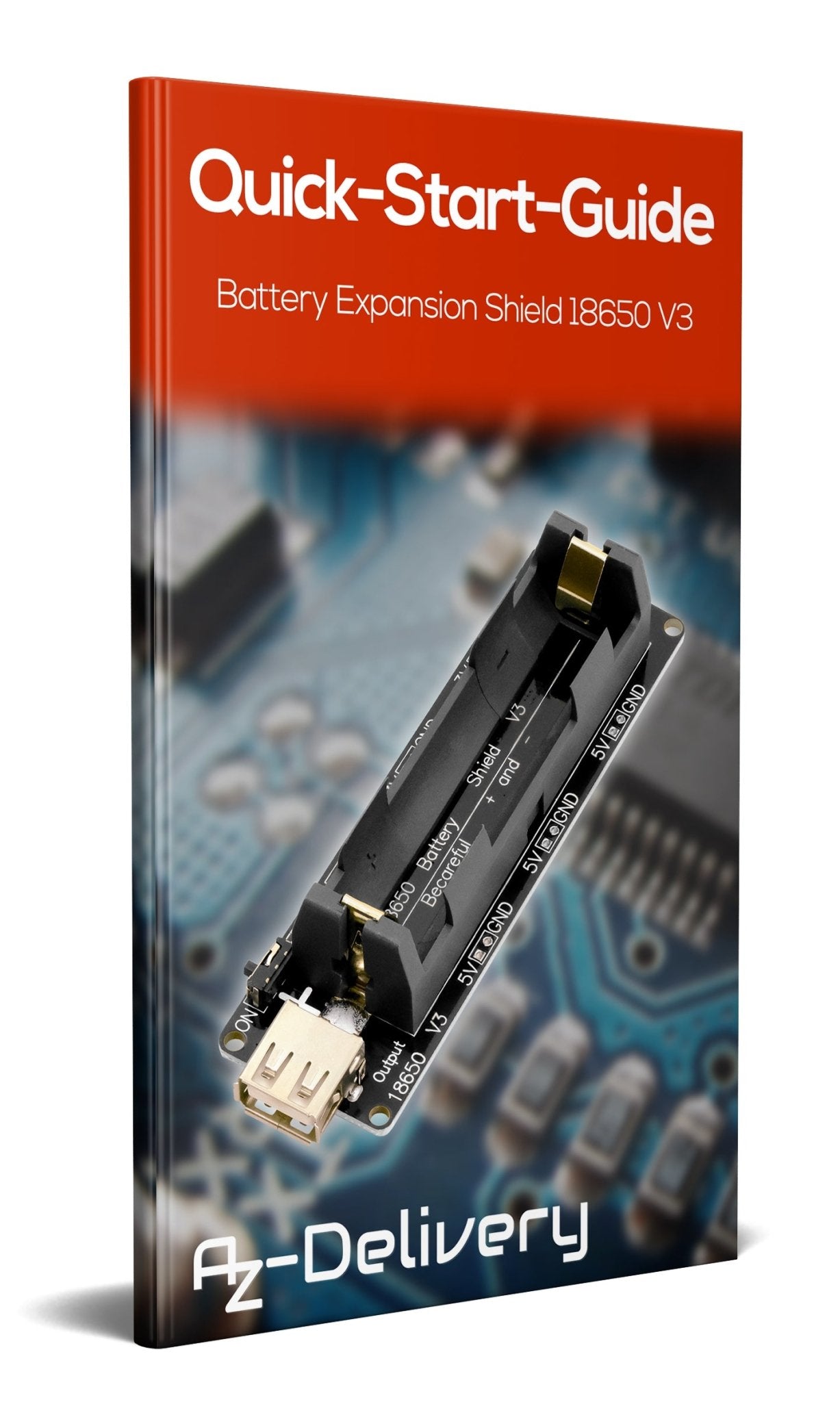 Battery Shield Expansion V3: Porta Batterie 2x18650 Per Arduino E Raspberry Pi. Perfetto Per I Tuoi Progetti Fai-da-te!