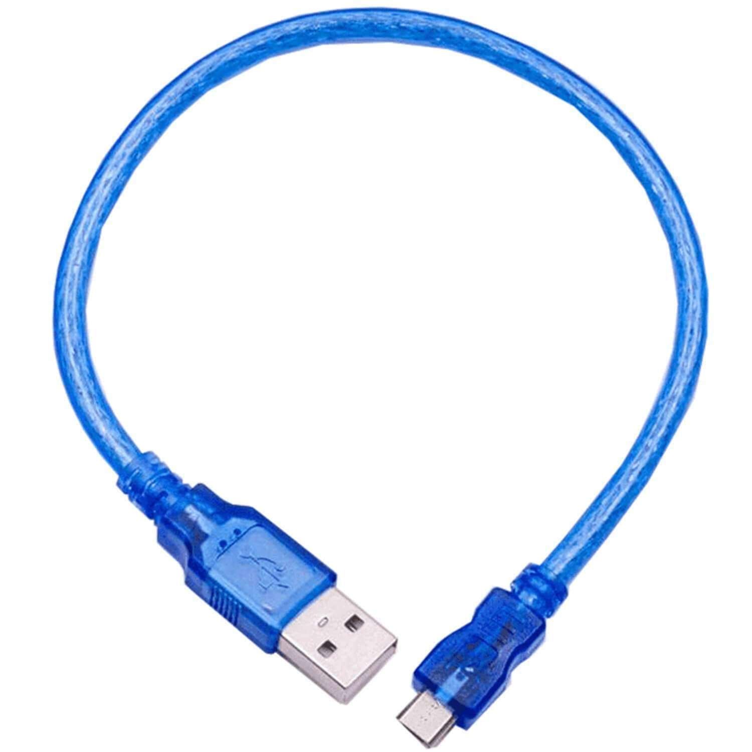 Blaues USB Kabel für USB A auf USB Micro B, mit USB 2.0 - AZ-Delivery