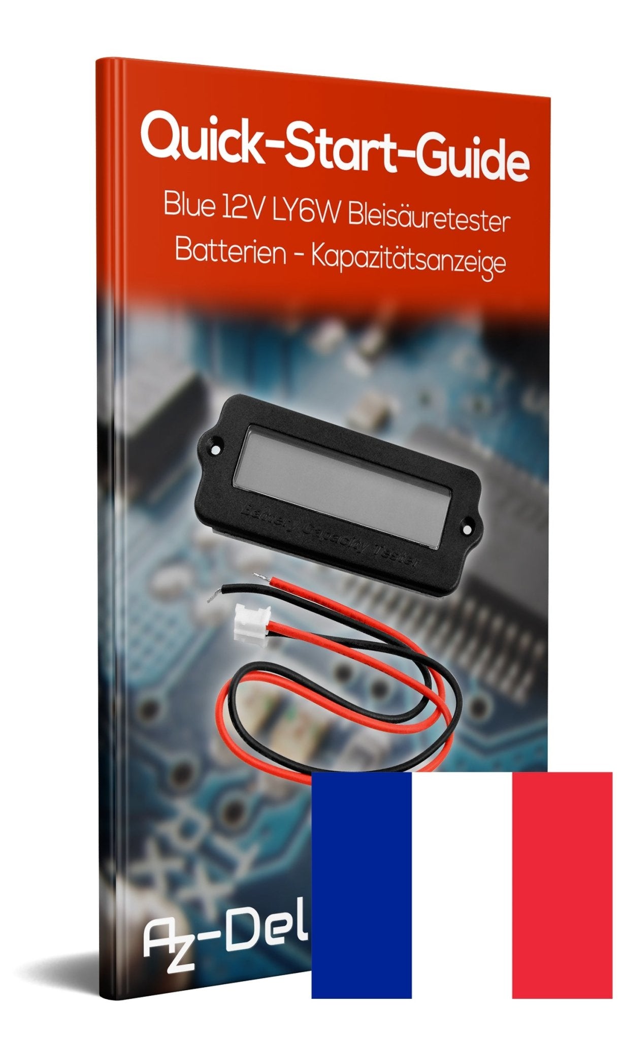 Blue 12V LY6W Bleisäuretester Batterien - Kapazitätsanzeige - AZ-Delivery