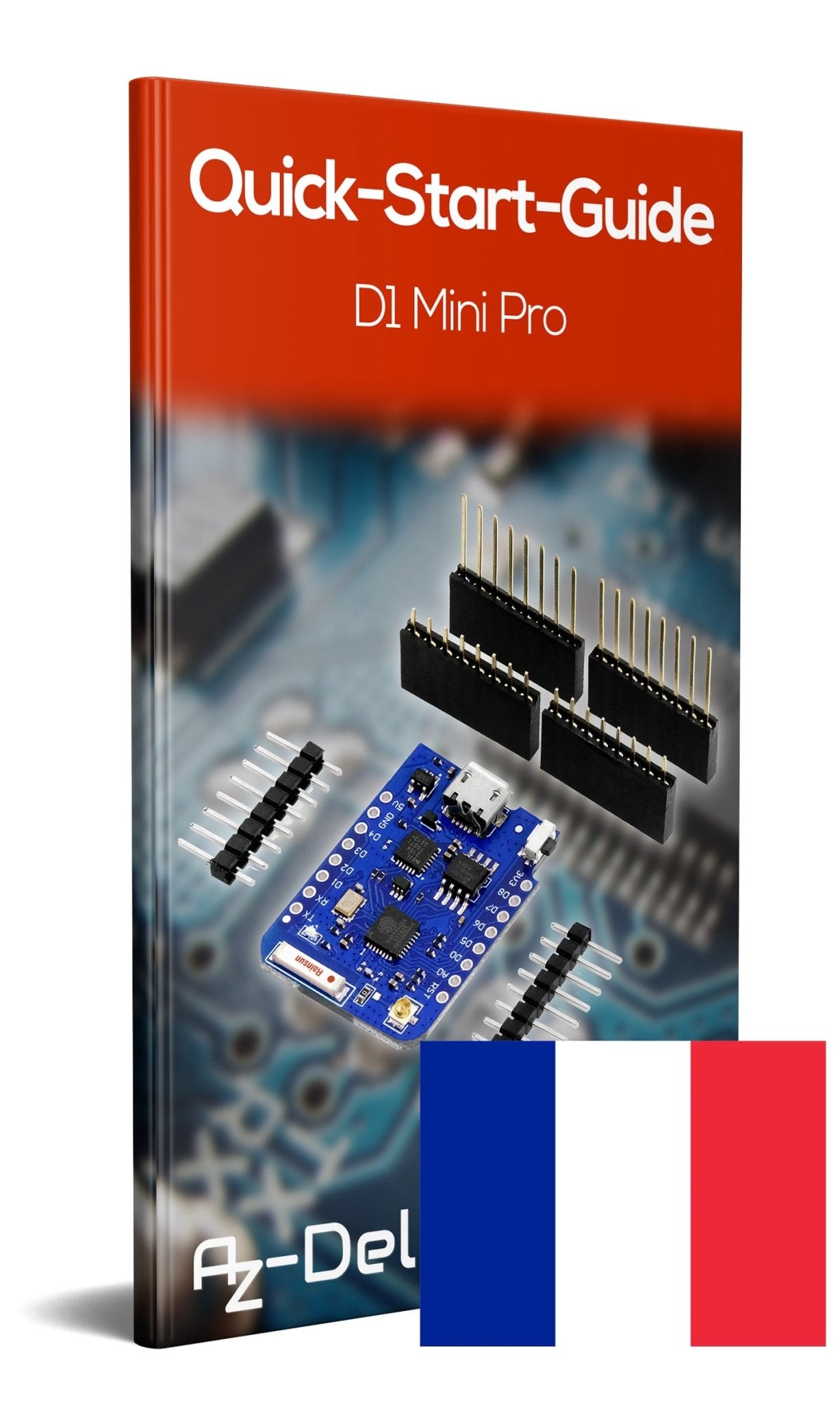 D1 Mini Pro ESP8266 ESP-8266EX CP2104 WIFI Entwicklungboard - AZ-Delivery