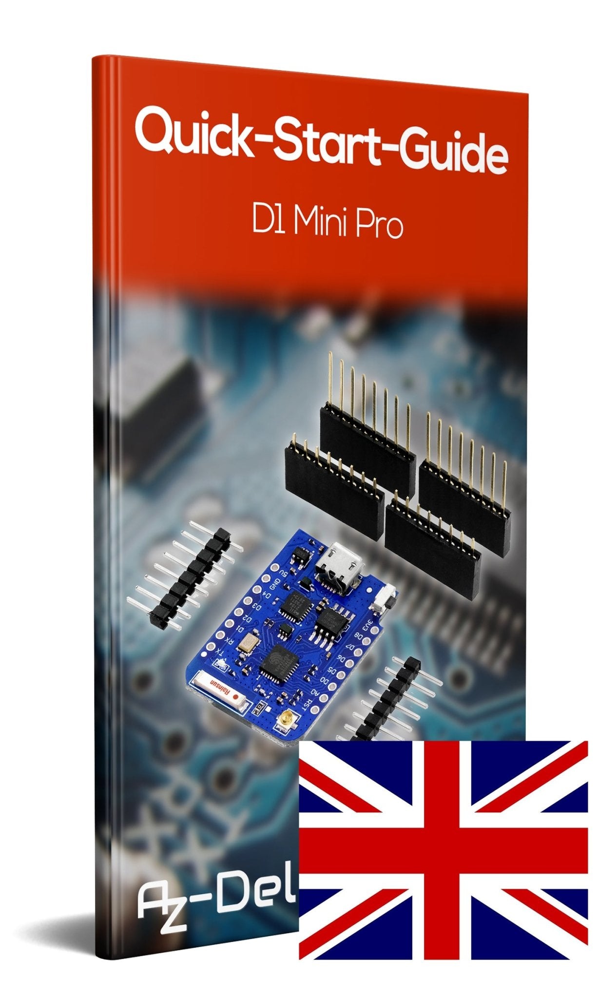 D1 Mini Pro ESP8266 ESP-8266EX CP2104 WIFI Entwicklungboard - AZ-Delivery