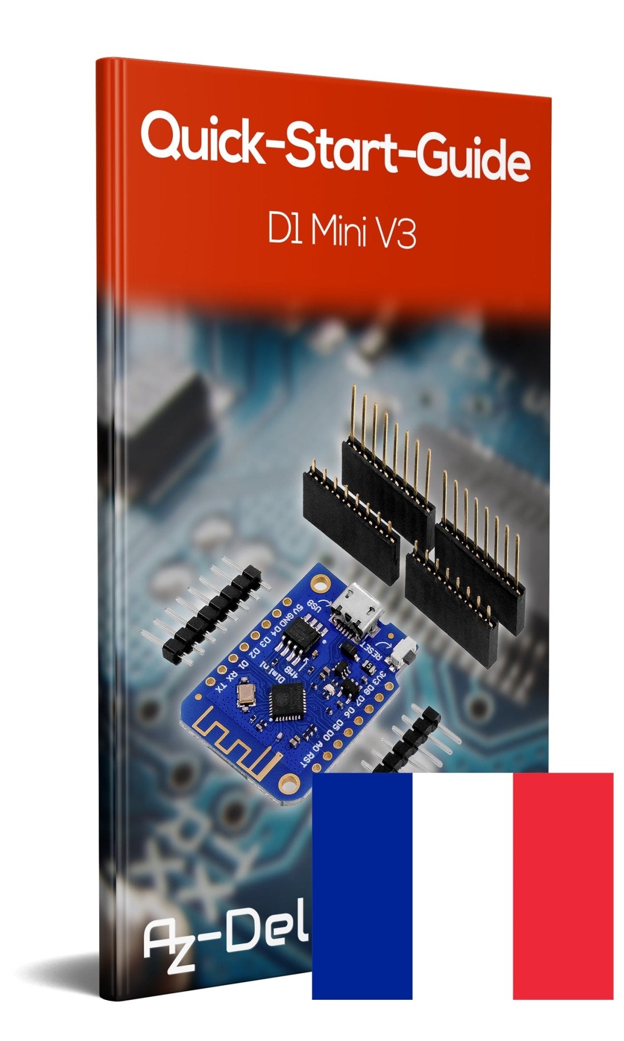 D1 Mini V3 NodeMCU mit ESP8266-12F WLAN Modul - AZ-Delivery