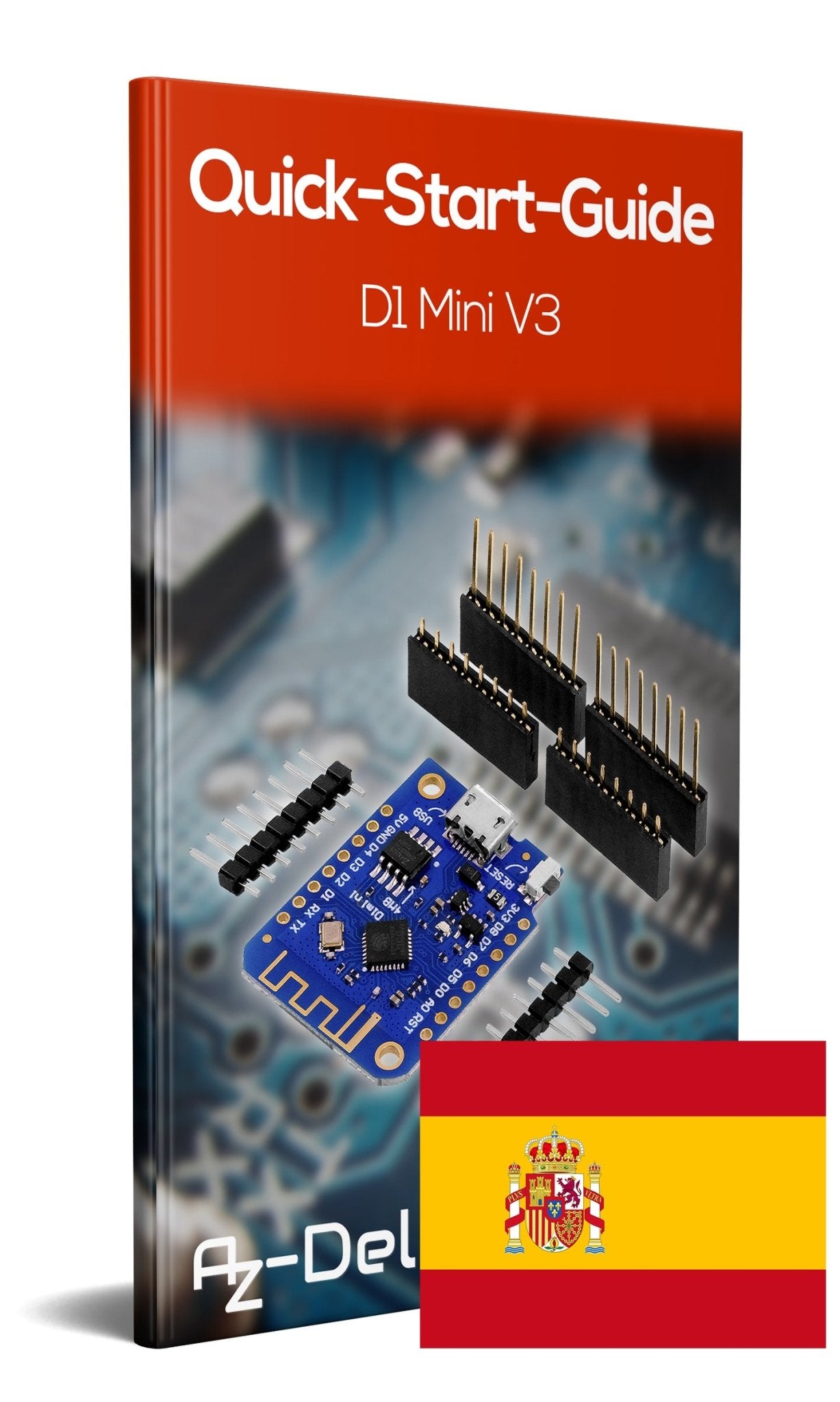 D1 Mini V3 NodeMCU mit ESP8266-12F WLAN Modul - AZ-Delivery