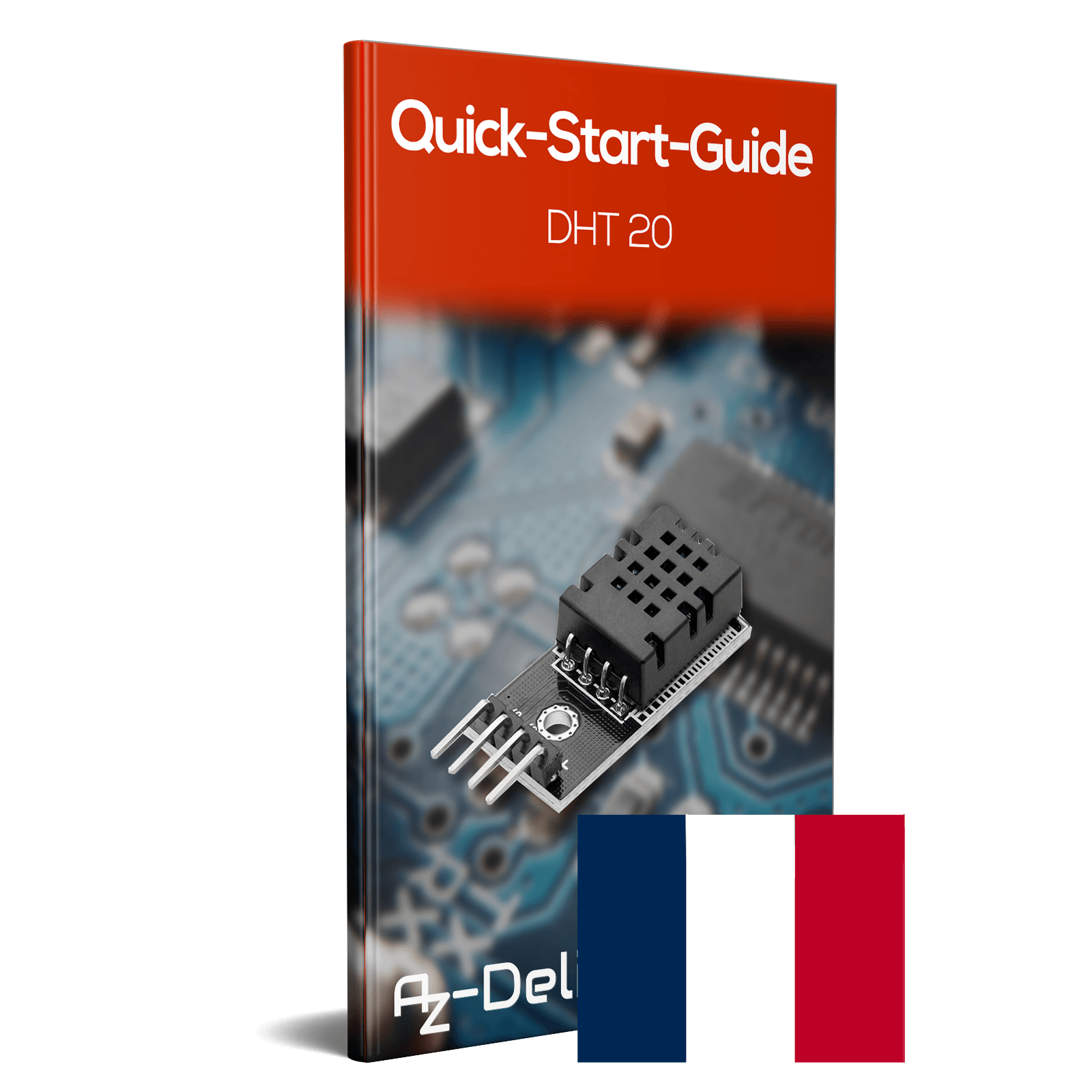 DHT20 Digitaler Temperatursensor und Luftfeuchtigkeitssensor mit I2C Schnittstelle 2.5V bis 5.5V kompatibel mit Raspberry Pi Board für DIY Mikroelektronik-Projekte - AZ-Delivery