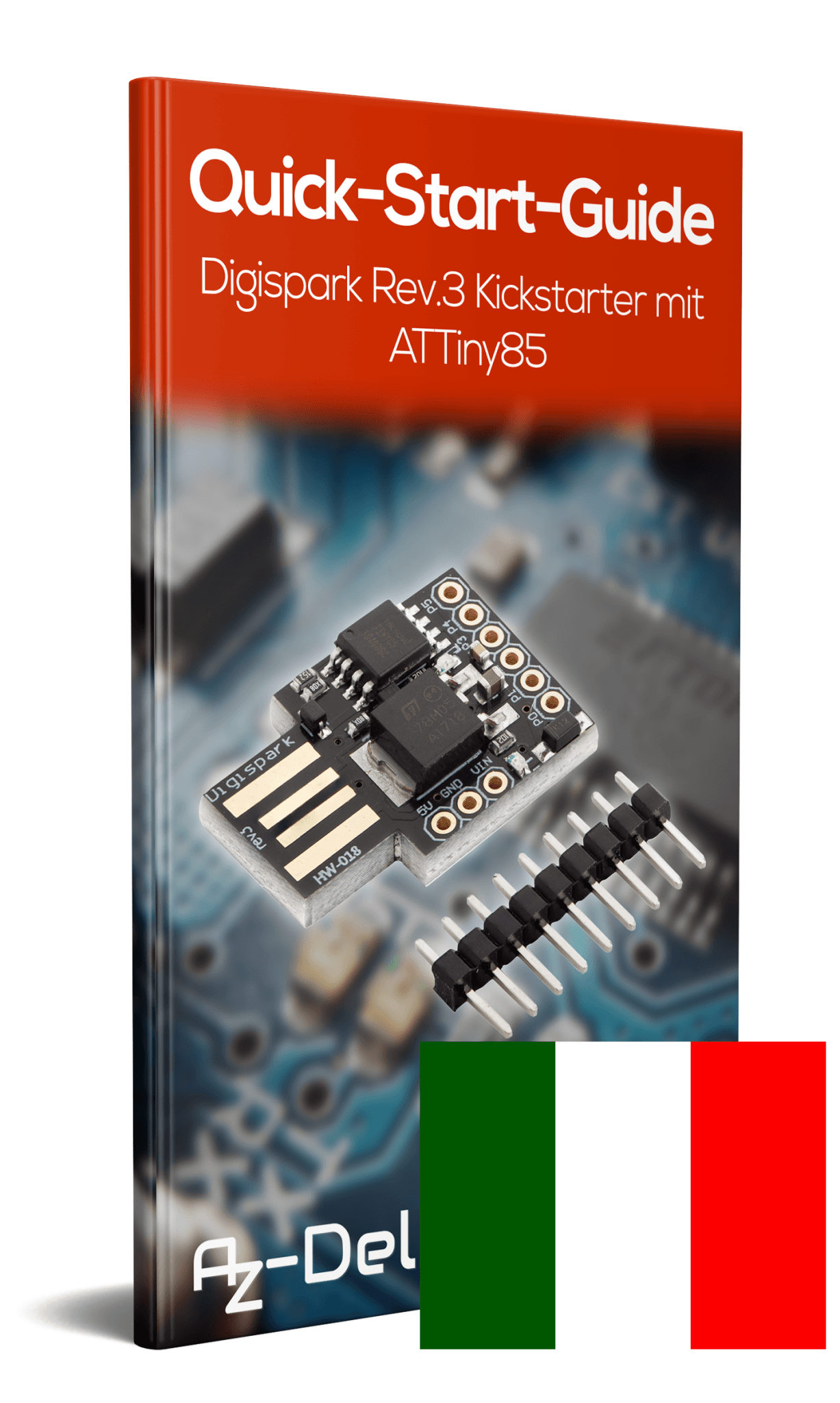 Digispark Rev.3 Kickstarter mit ATTiny85 und USB - AZ-Delivery