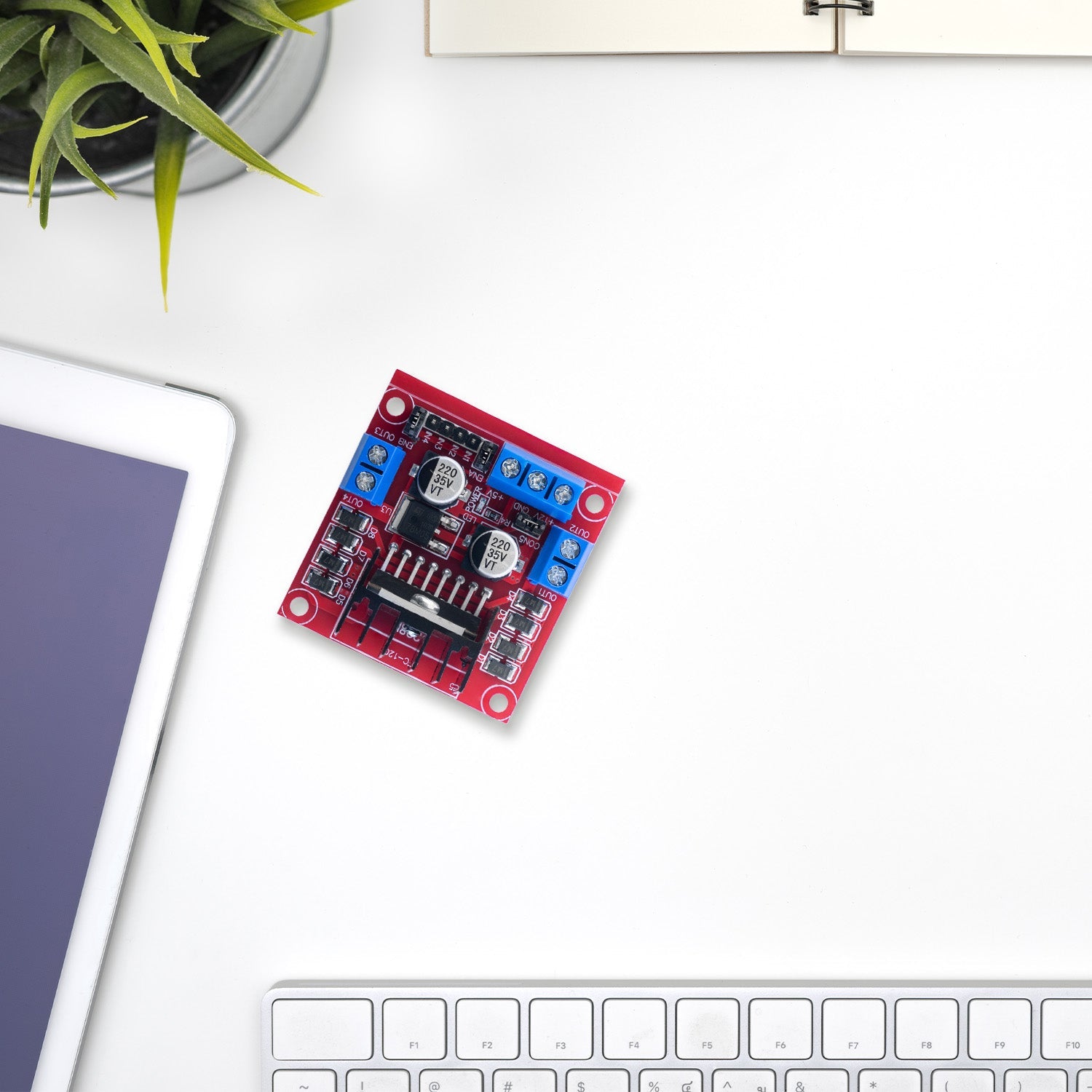 Doppel H-Brücke DC Motor Controller Board Modul AZ-L298N | kompatibel mit Arduino - AZ-Delivery