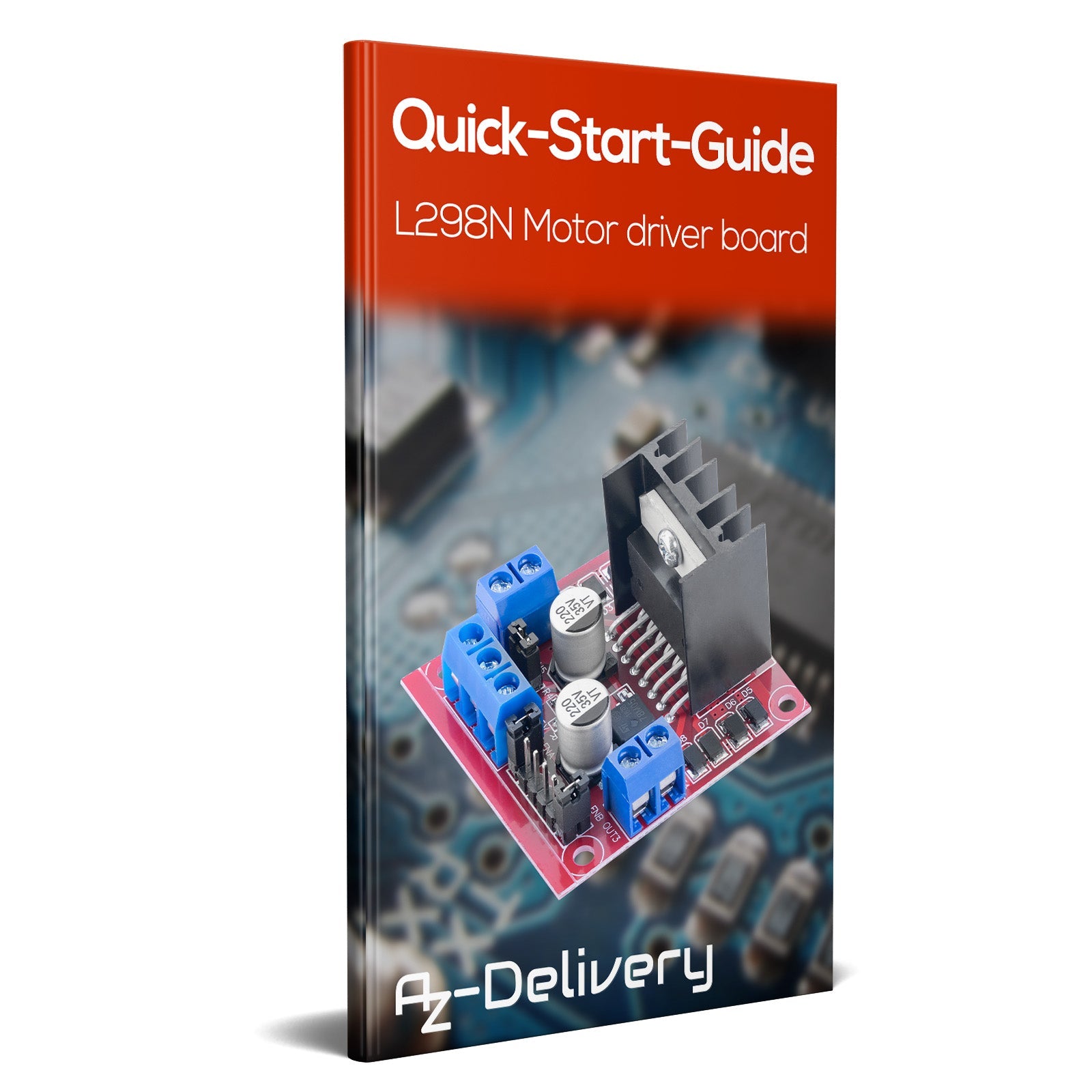 Doppel H-Brücke DC Motor Controller Board Modul AZ-L298N | kompatibel mit Arduino - AZ-Delivery