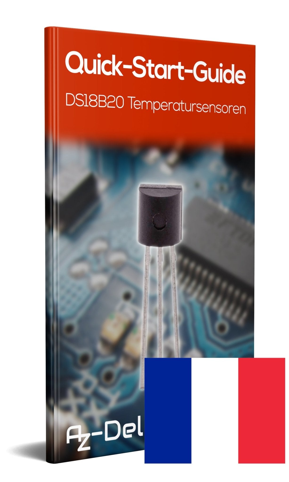 DS18B20 digitaler Temperatursensor TO92-55°C - +125°C - AZ-Delivery