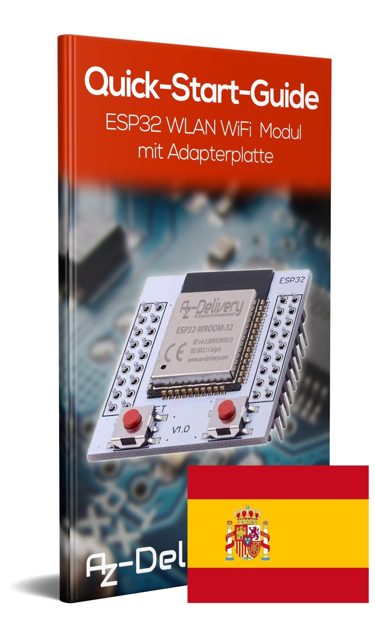 ESP32 Wlan WiFi Modul mit gratis Adapterplatte für Raspberry Pi und Mikrocontroller - AZ-Delivery