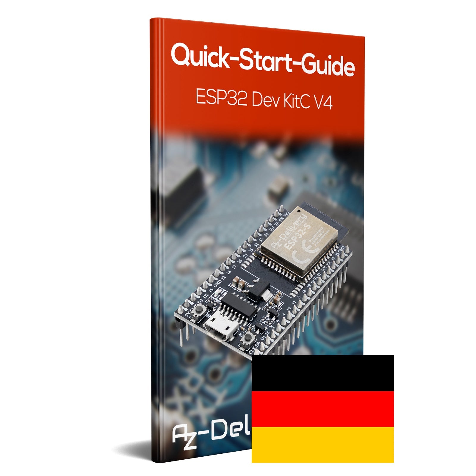 ESP32S Dev Kit C V4 NodeMCU WLAN Development Board kompatibel mit Arduino (Nachfolger Modul von ESP32S Dev Kit C V2) - AZ-Delivery