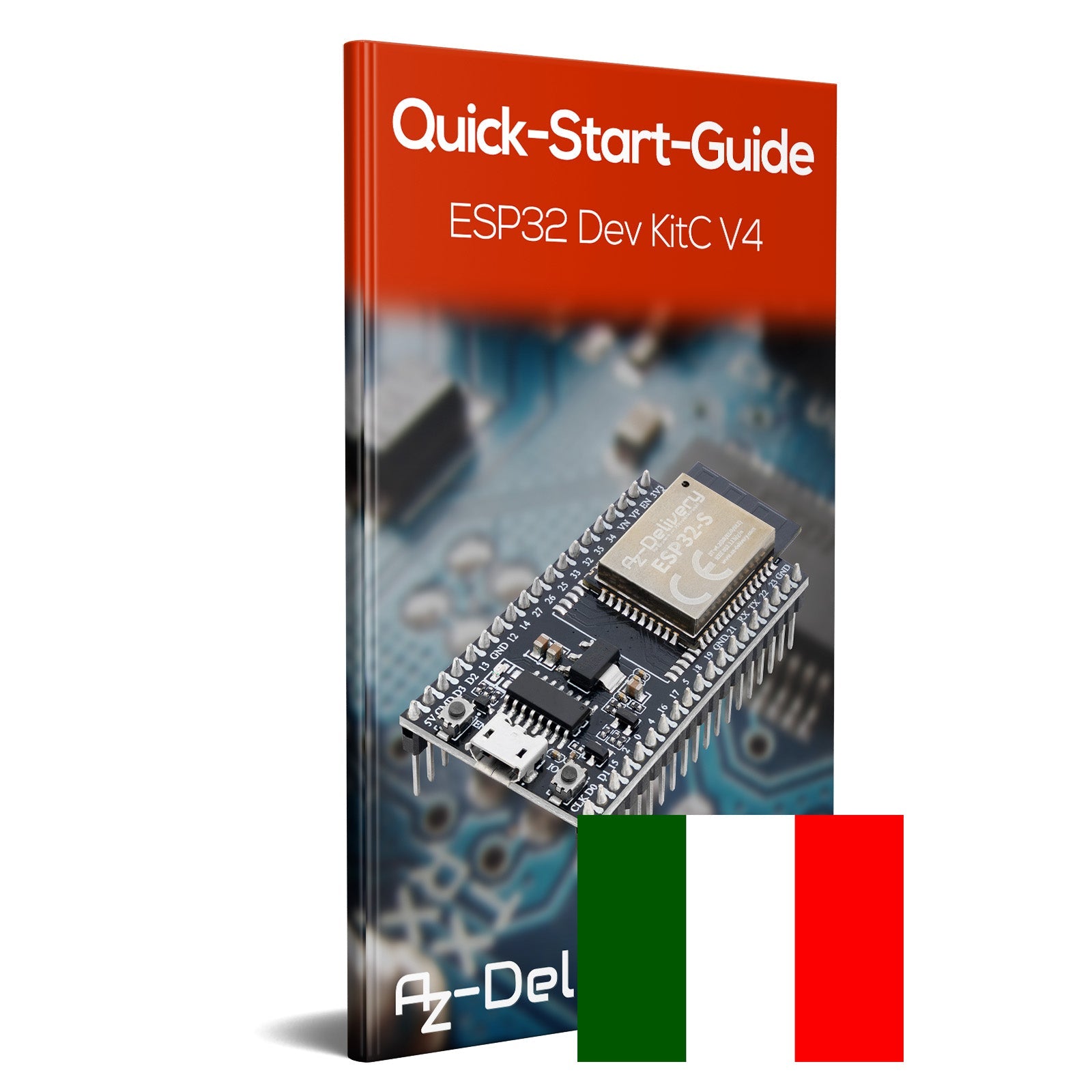 ESP32S Dev Kit C V4 NodeMCU WLAN Development Board kompatibel mit Arduino (Nachfolger Modul von ESP32S Dev Kit C V2) - AZ-Delivery