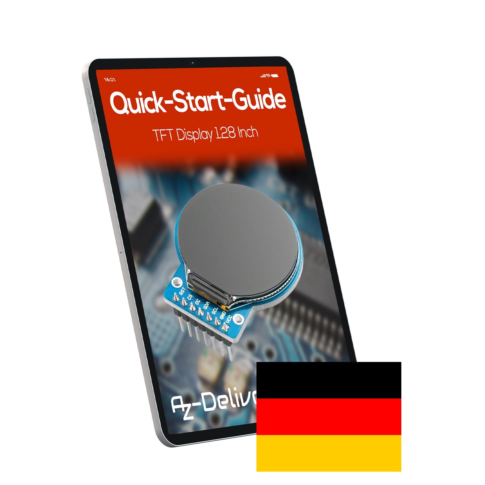 GC9A01 1.28-Zoll Rundes LCD TFT Display für Arduino - AZ-Delivery