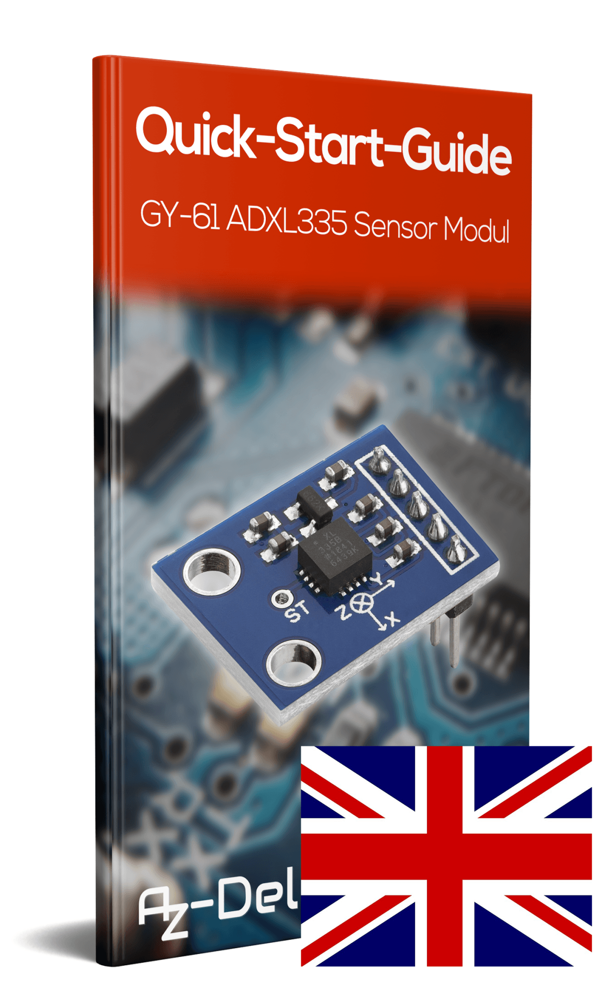 GY-61 ADXL335 Beschleunigungssensor 3-Axis Neigungswinkel Modul - AZ-Delivery