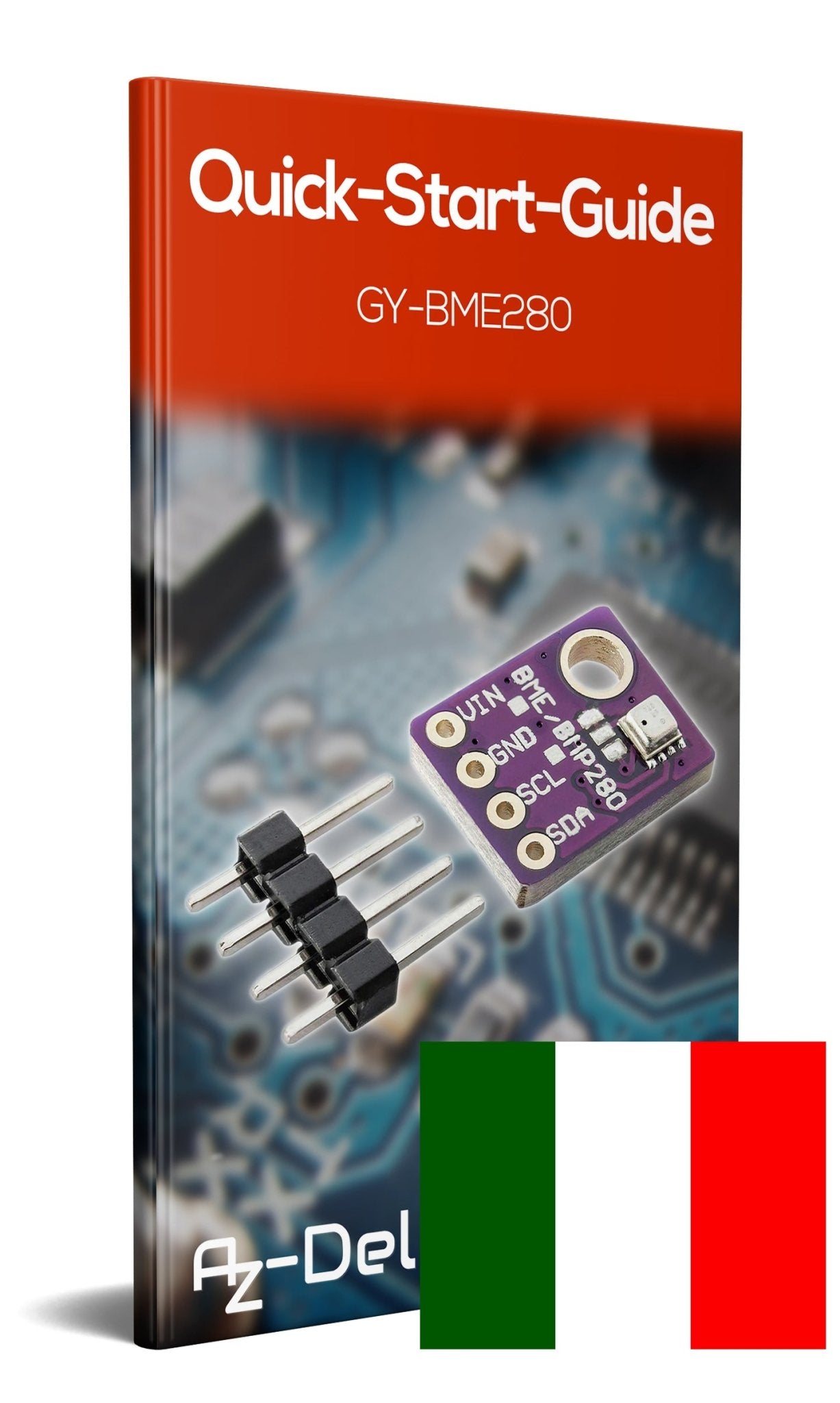 GY-BME280 Barometrischer Sensor für Temperatur, Luftfeuchtigkeit und Luftdruck - AZ-Delivery