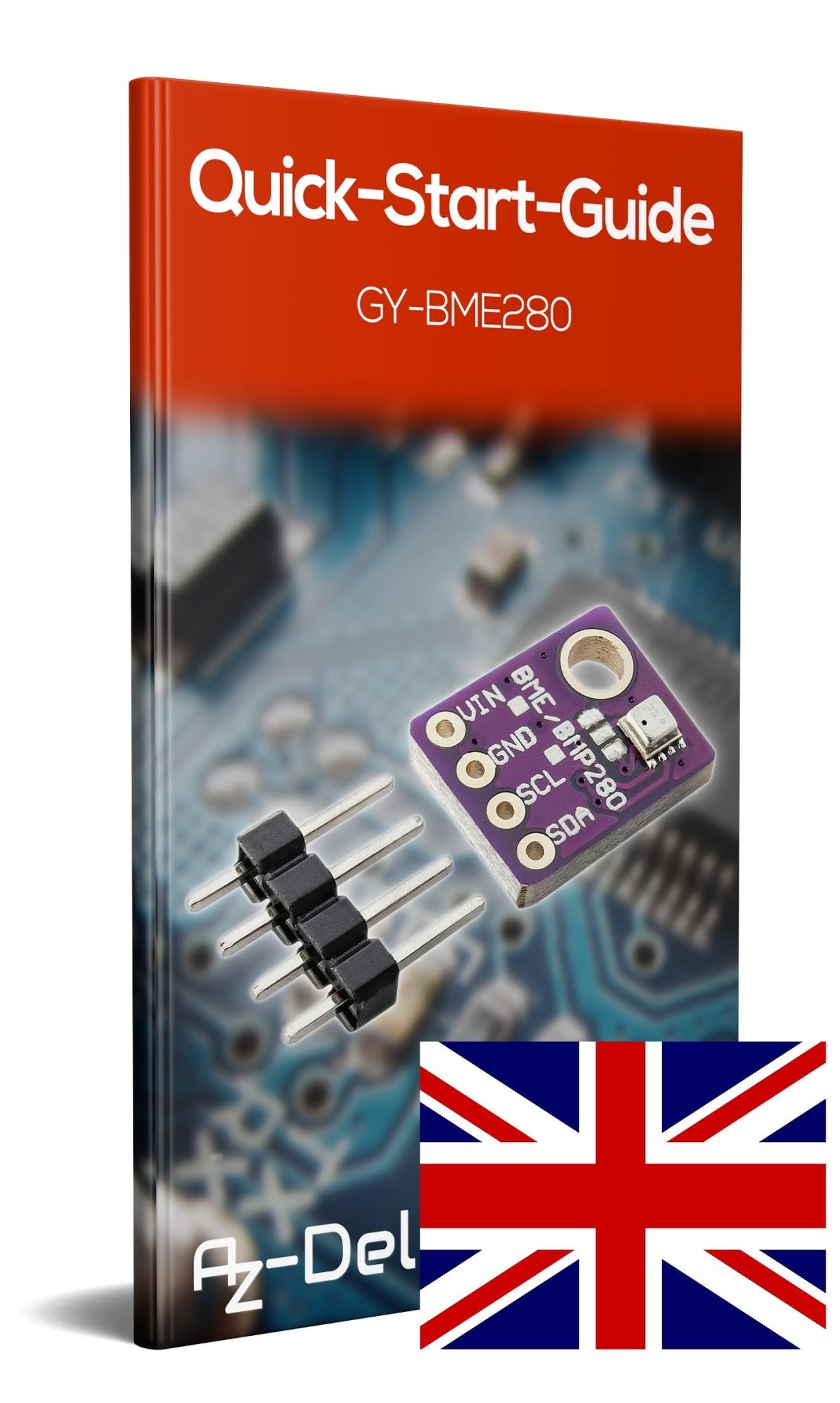 GY-BME280 Barometrischer Sensor für Temperatur, Luftfeuchtigkeit und Luftdruck - AZ-Delivery