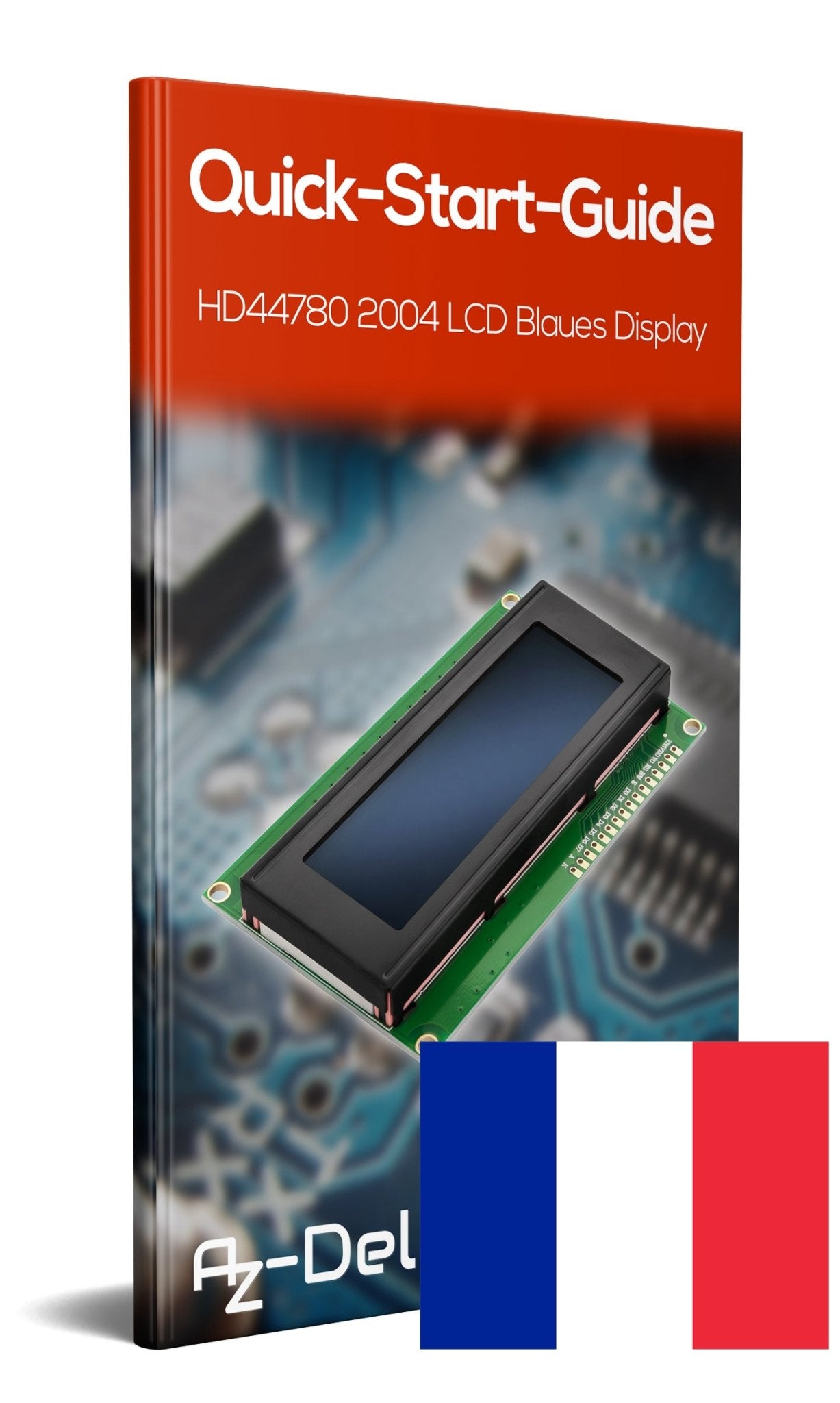 HD44780 2004 LCD Display 4x20 Zeichen Blau - AZ-Delivery