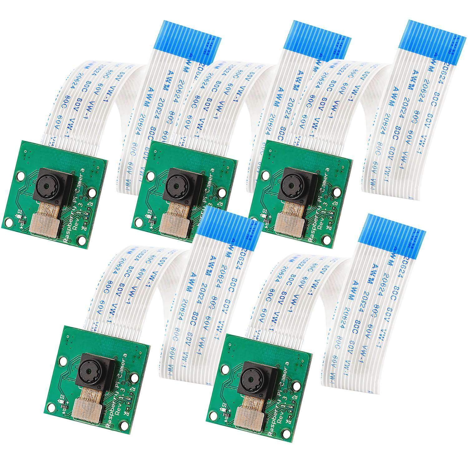 Kamera für Raspberry Pi mit 15 cm Flexkabel und 5MP HD Cam - AZ-Delivery