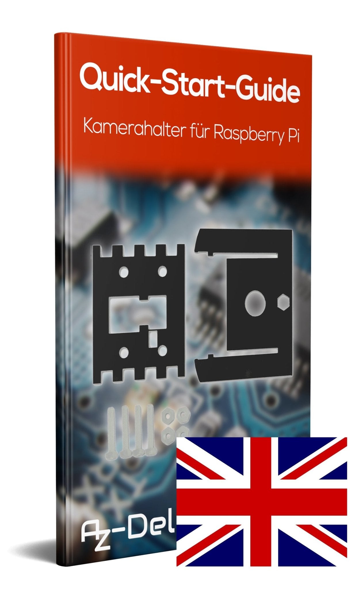 Kamerahalter für Raspberry Pi Kamera - einstellbar - AZ-Delivery