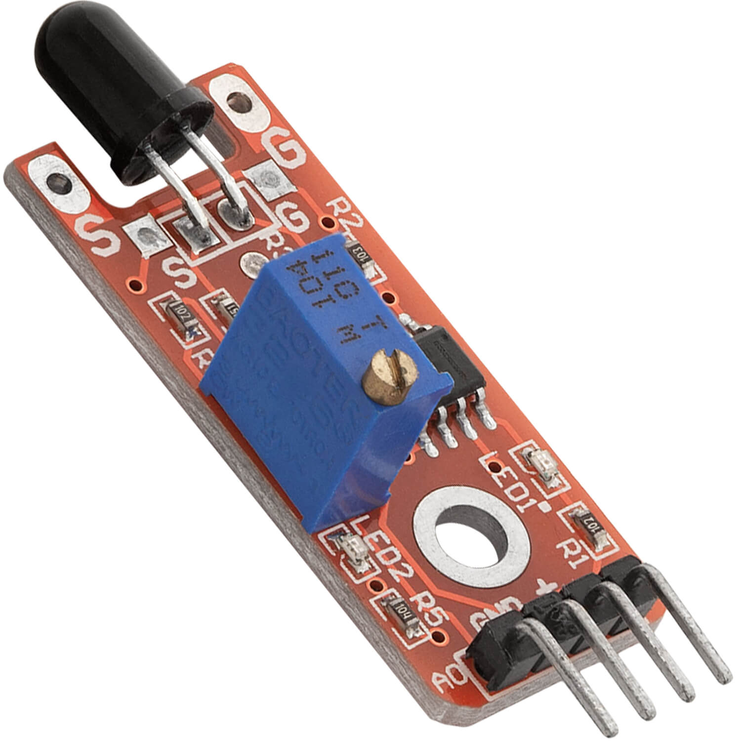 Ky-026 Flame sensor module fire detector - Main Image
