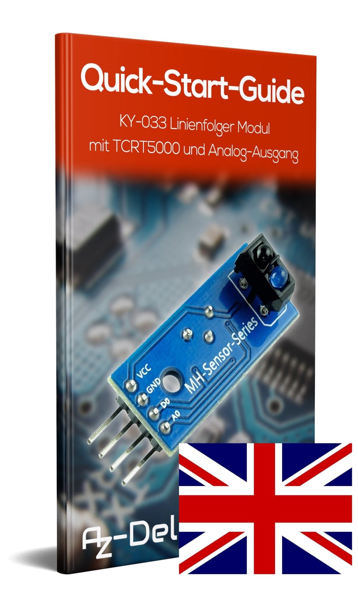KY-033 Linienfolger Modul mit TCRT5000 und Analog-Ausgang - AZ-Delivery