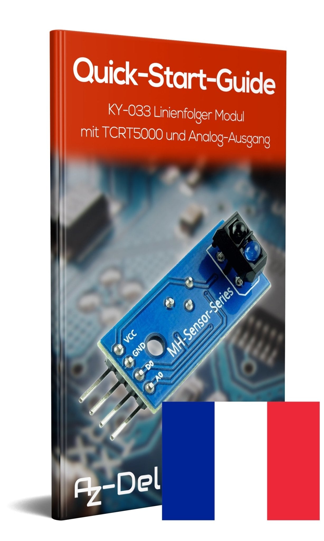 KY-033 Linienfolger Modul mit TCRT5000 und Analog-Ausgang - AZ-Delivery