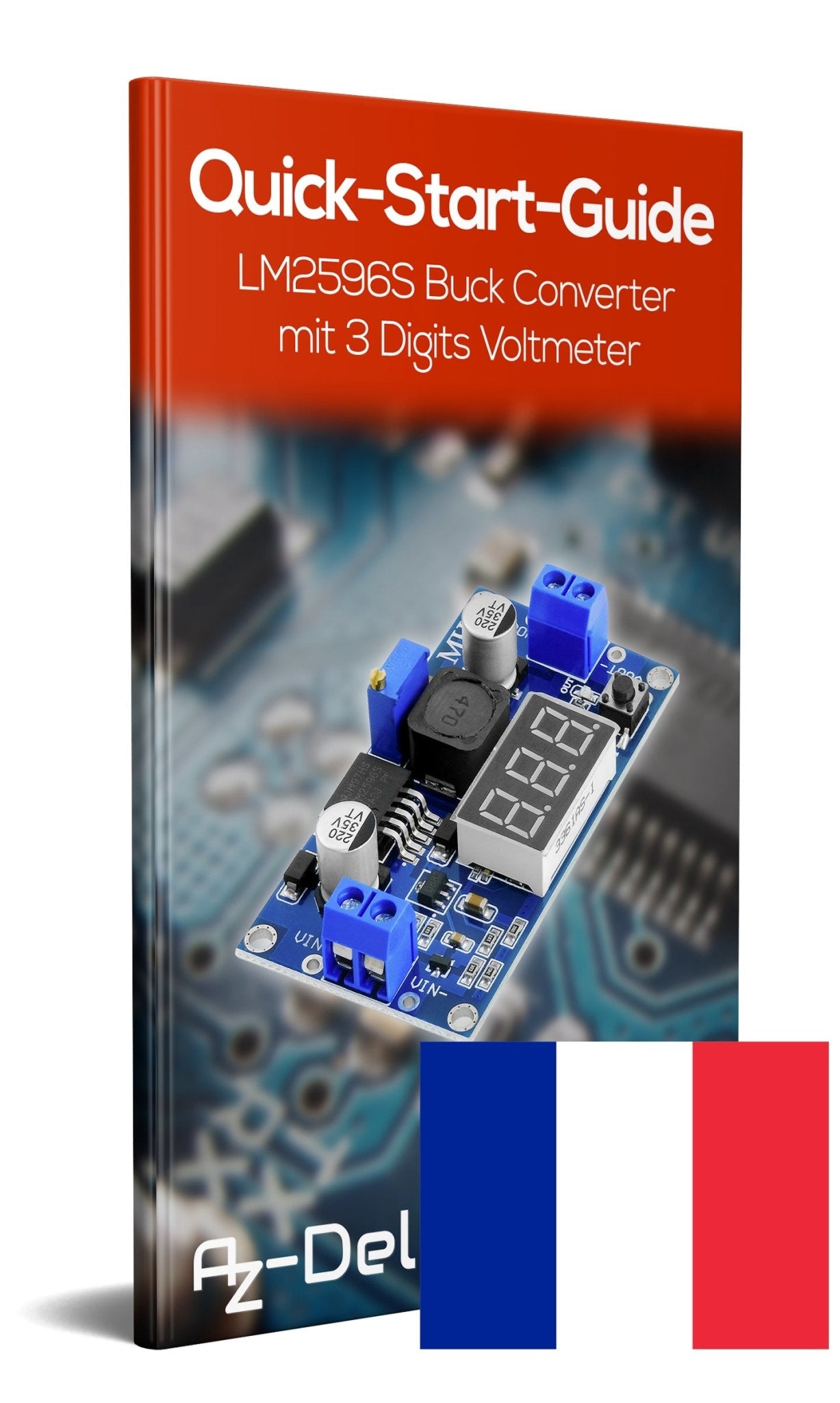 LM2596S Step-down DC-DC Buck Converter mit 3-stelliger Digitalanzeige - AZ-Delivery