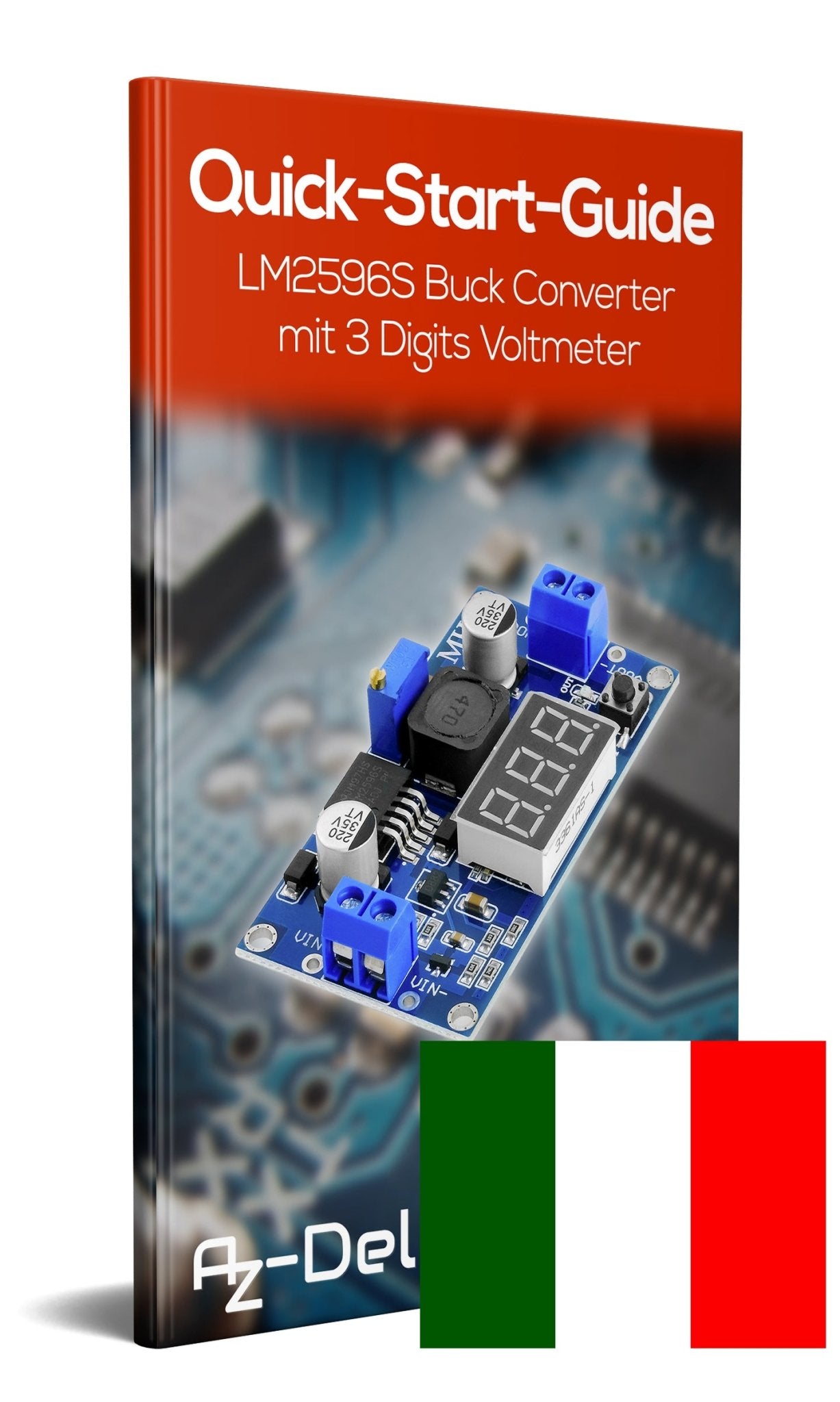 LM2596S Step-down DC-DC Buck Converter mit 3-stelliger Digitalanzeige - AZ-Delivery