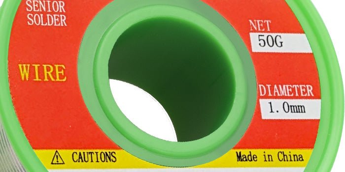 Lötdraht 1mm Sn99.3Cu0.7 | Bleifreies Lötflussmittel | für elektrisches Löten | Kolophoniumkern | Elektrische Lötkomponenten Reparatur und DIY - AZ-Delivery