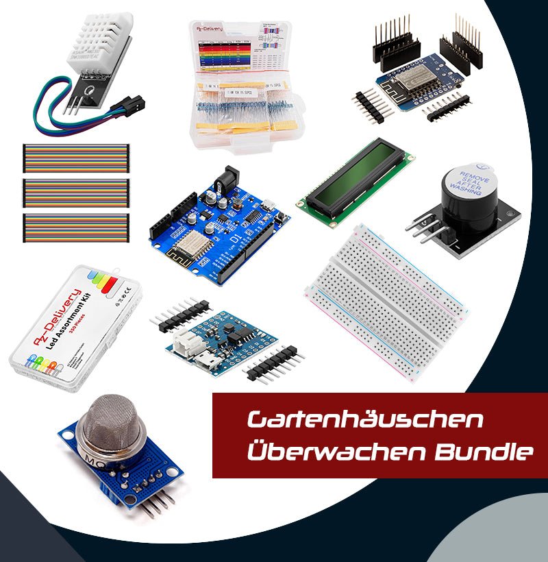 Luftüberwachung mit ESP8266 D1 Mini und Sensoren - AZ-Delivery