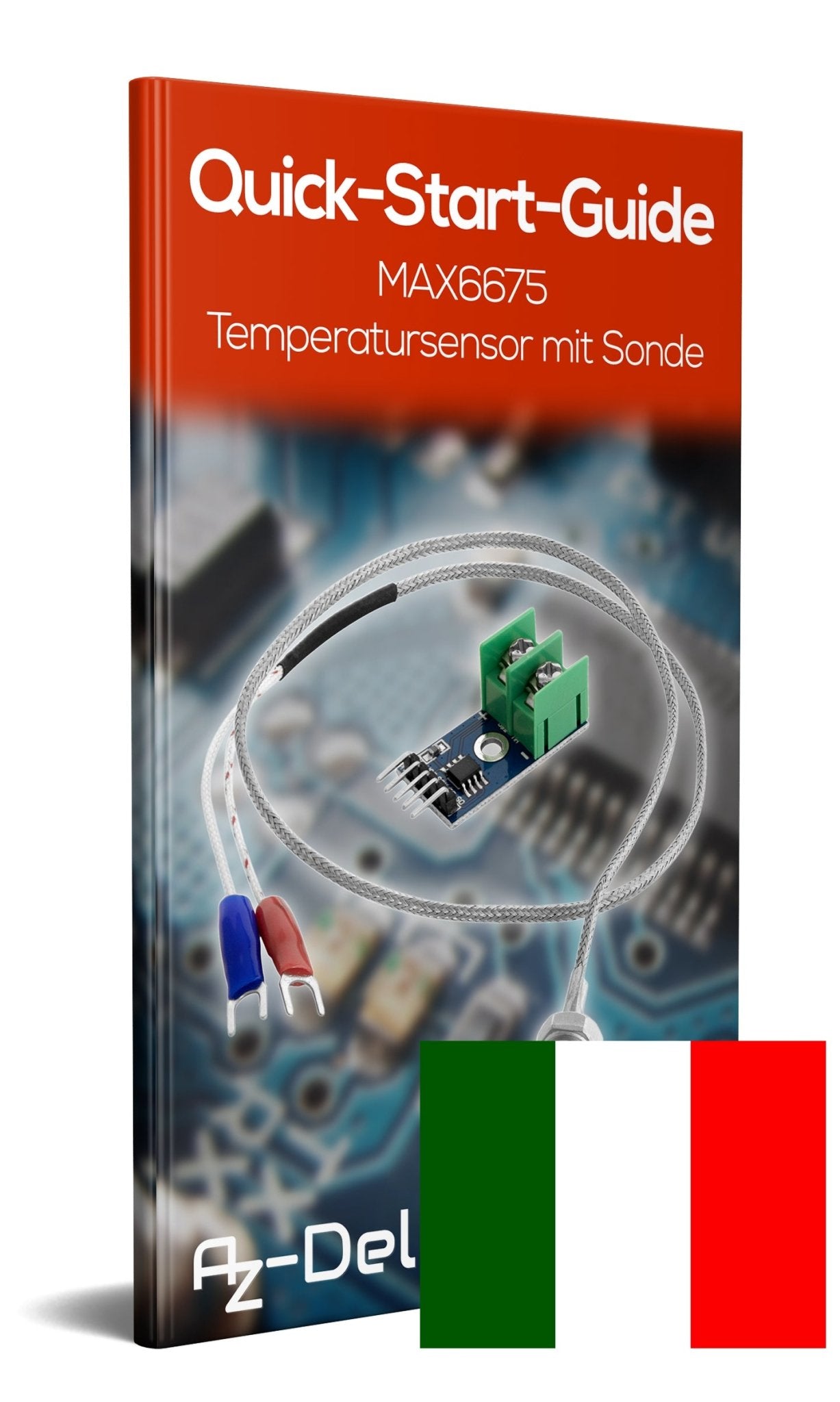 MAX6675 Temperatur Sensor mit Sonde K-Typ und Jumper Wire für Raspberry Pi - AZ-Delivery