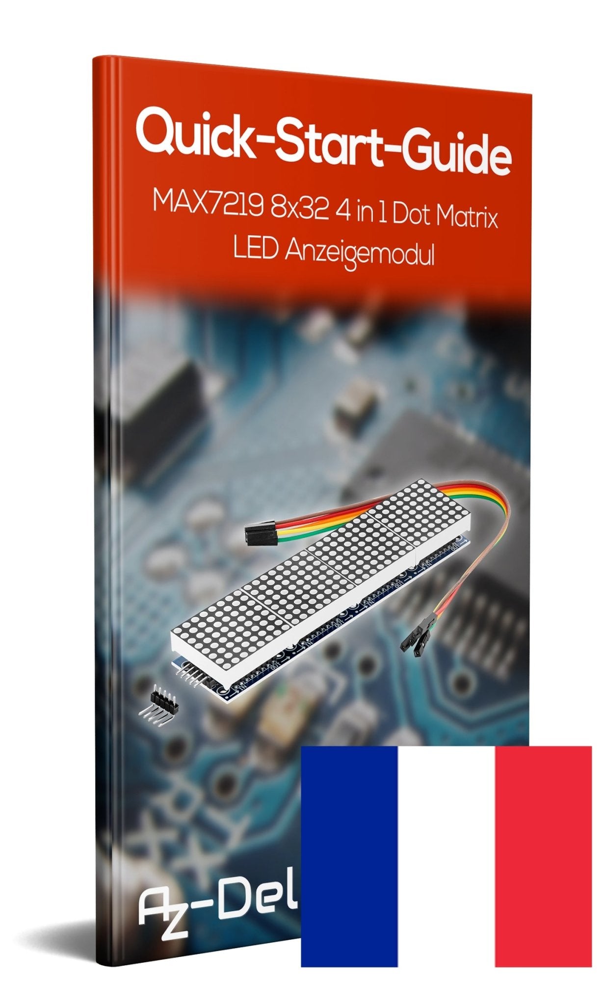 MAX7219 8x32 4 in 1 Dot Matrix LED Anzeigemodul - AZ-Delivery