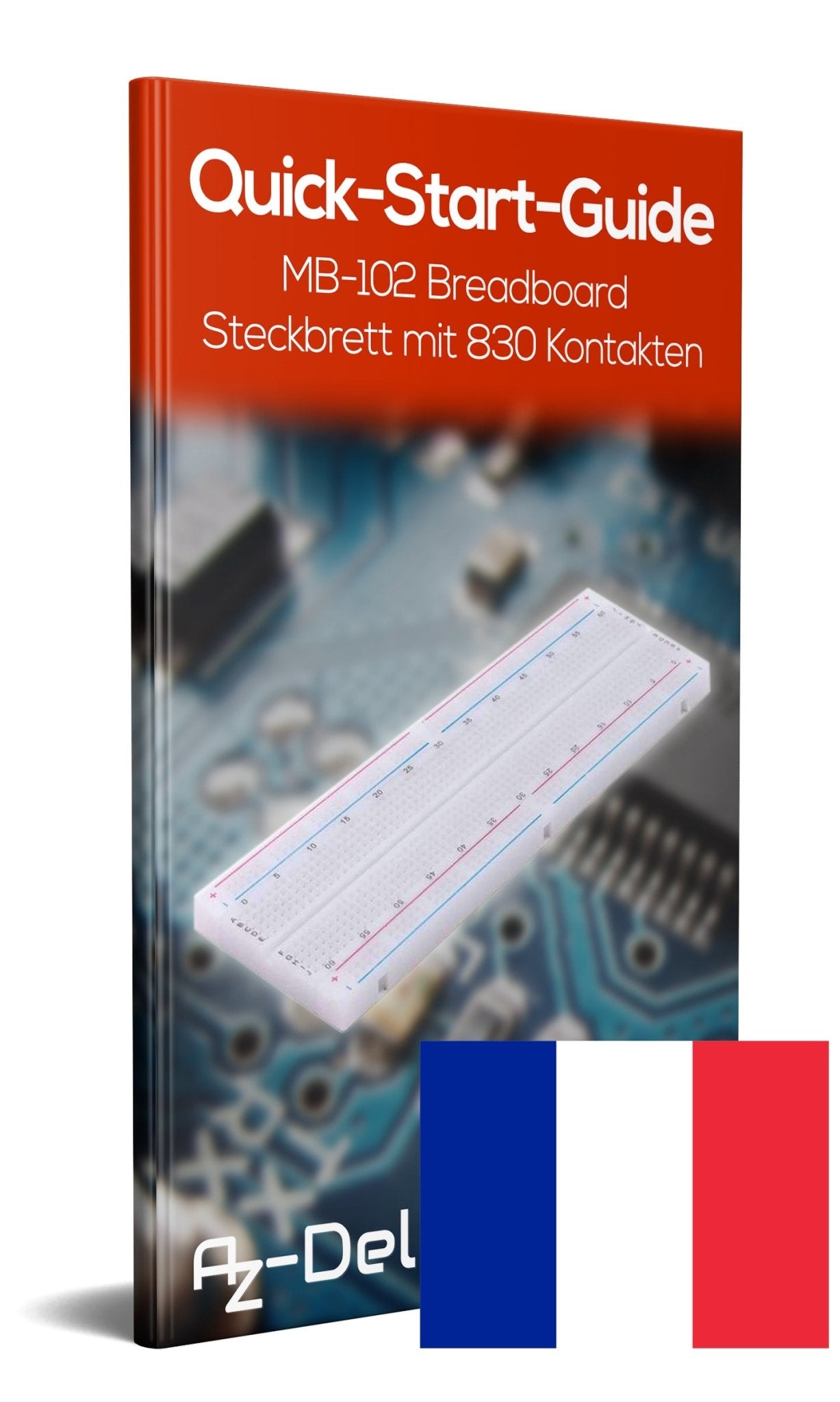 MB-102 Breadboard Steckbrett mit 830 Kontakten - AZ-Delivery