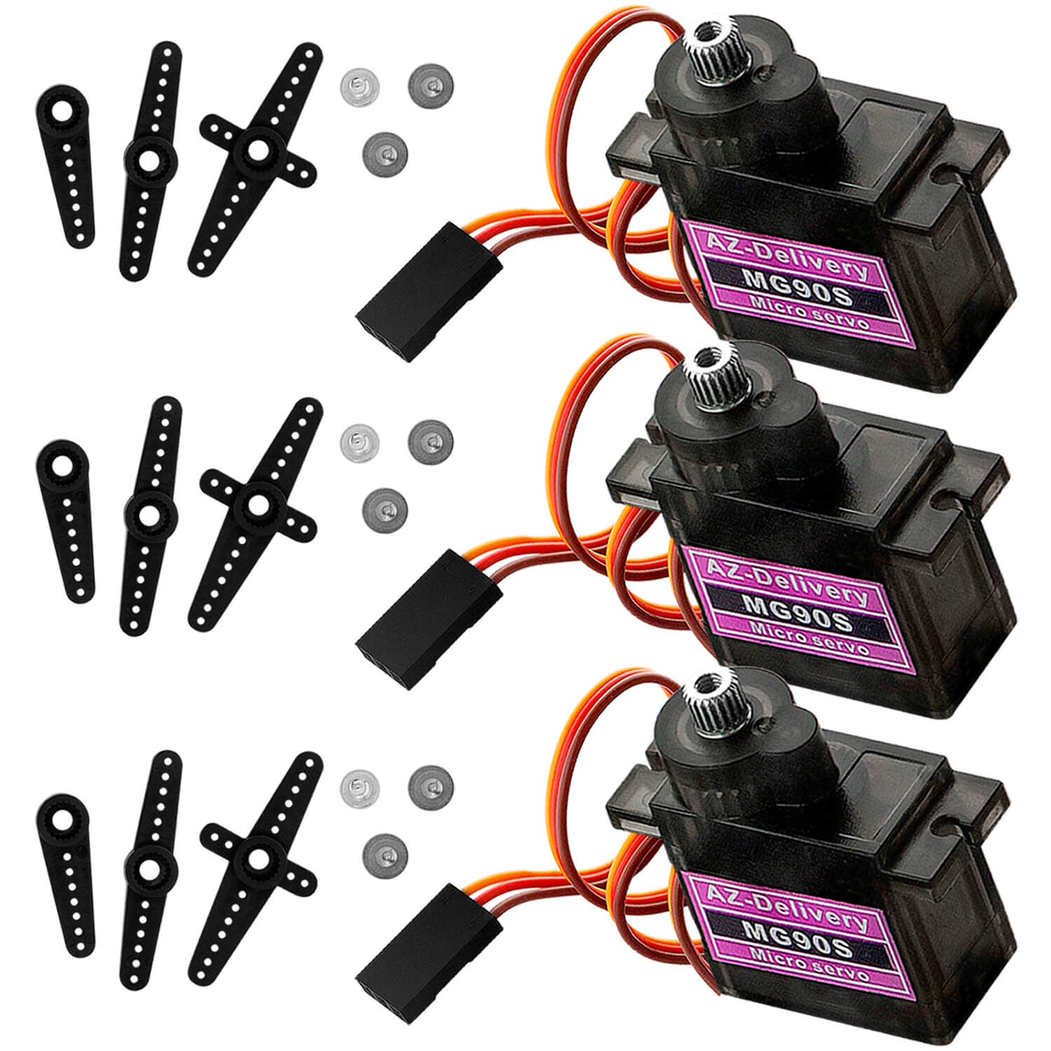 MG90S Micro Servomotor kompatibel mit Arduino - AZ-Delivery