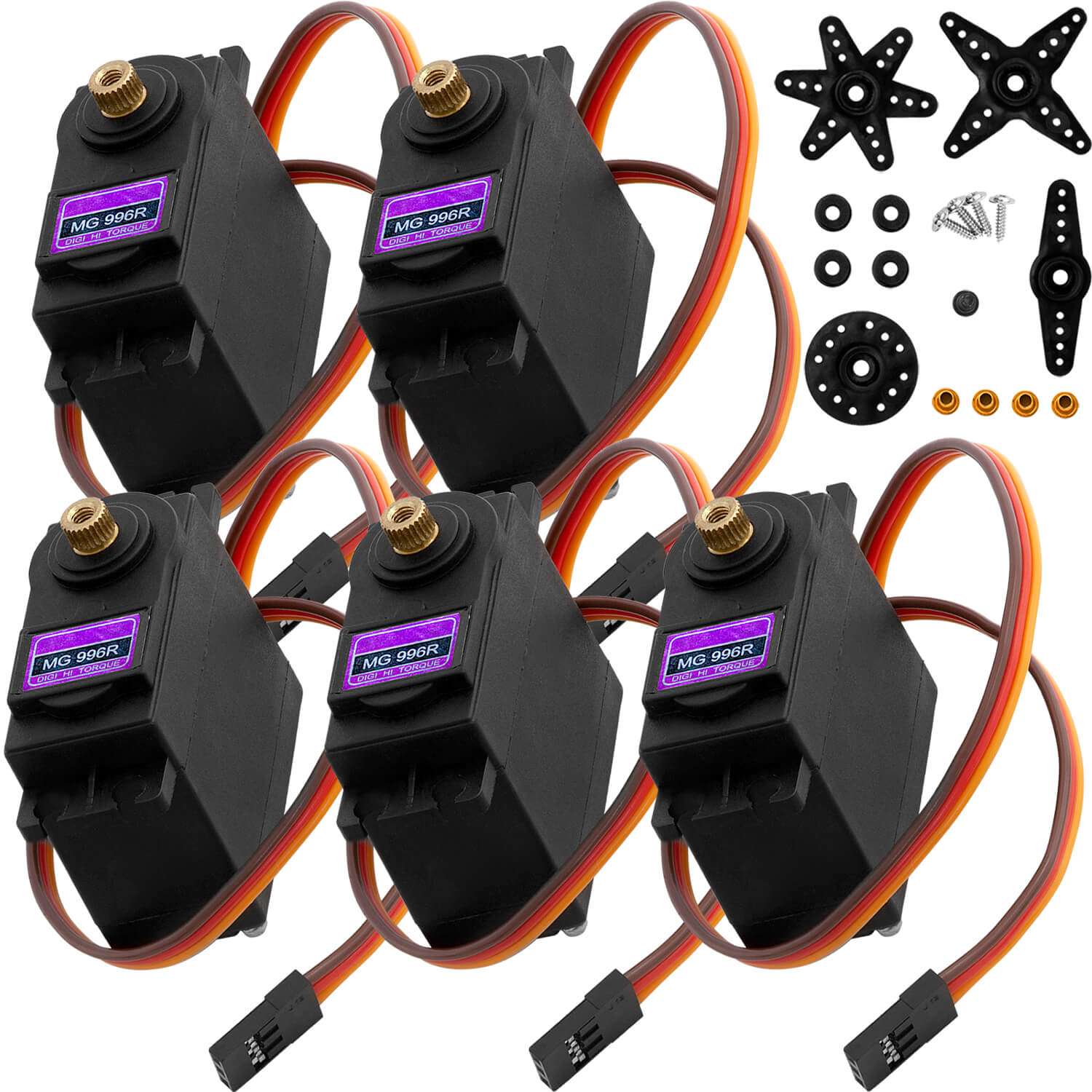 MG996R Micro Digital Servo Motor mit Metall Getriebe für RC Roboter Hubschrauber Flugzeug - AZ-Delivery