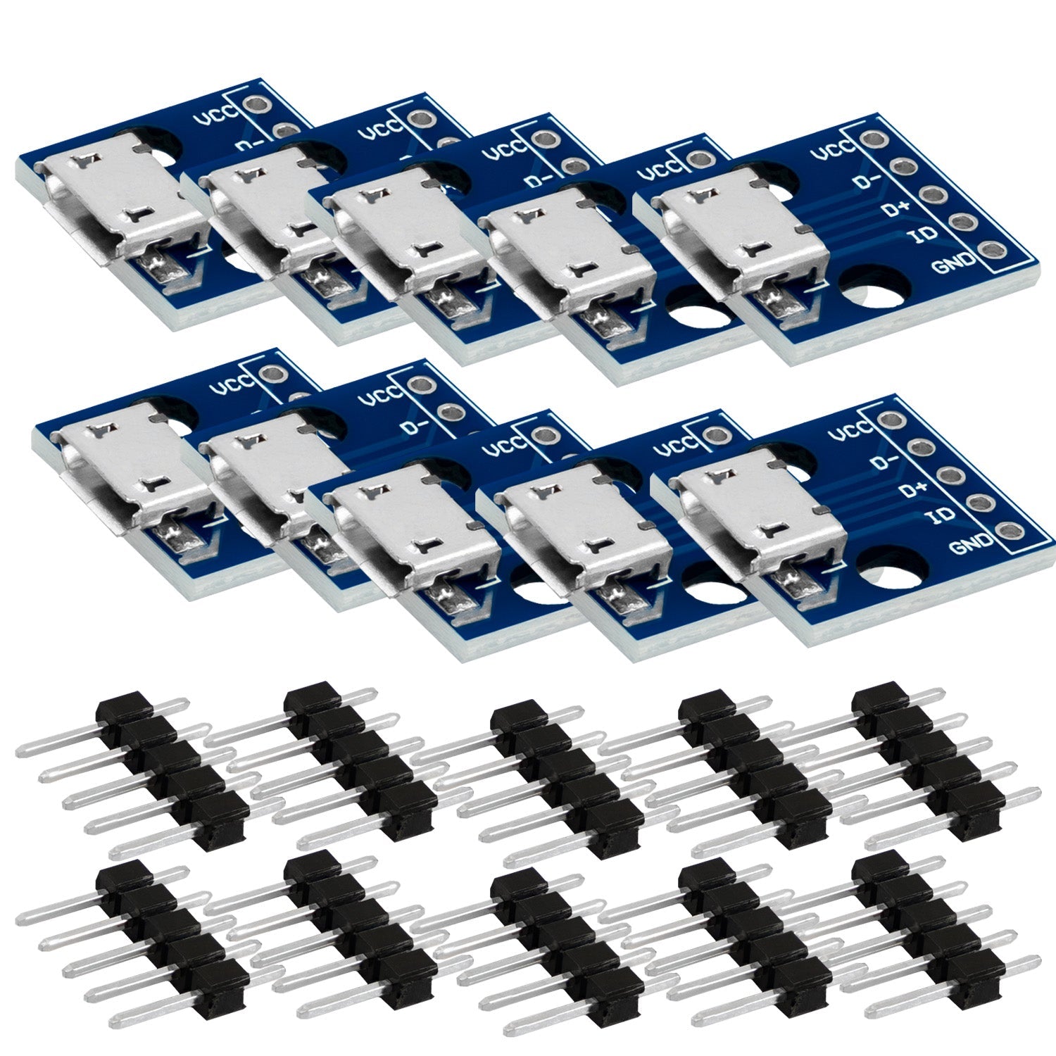 Micro-USB-Anschlussbuchse | USB-Stromversorgungsschnittstelle |  5V-Strommodul | kompatibel mit Arduino
