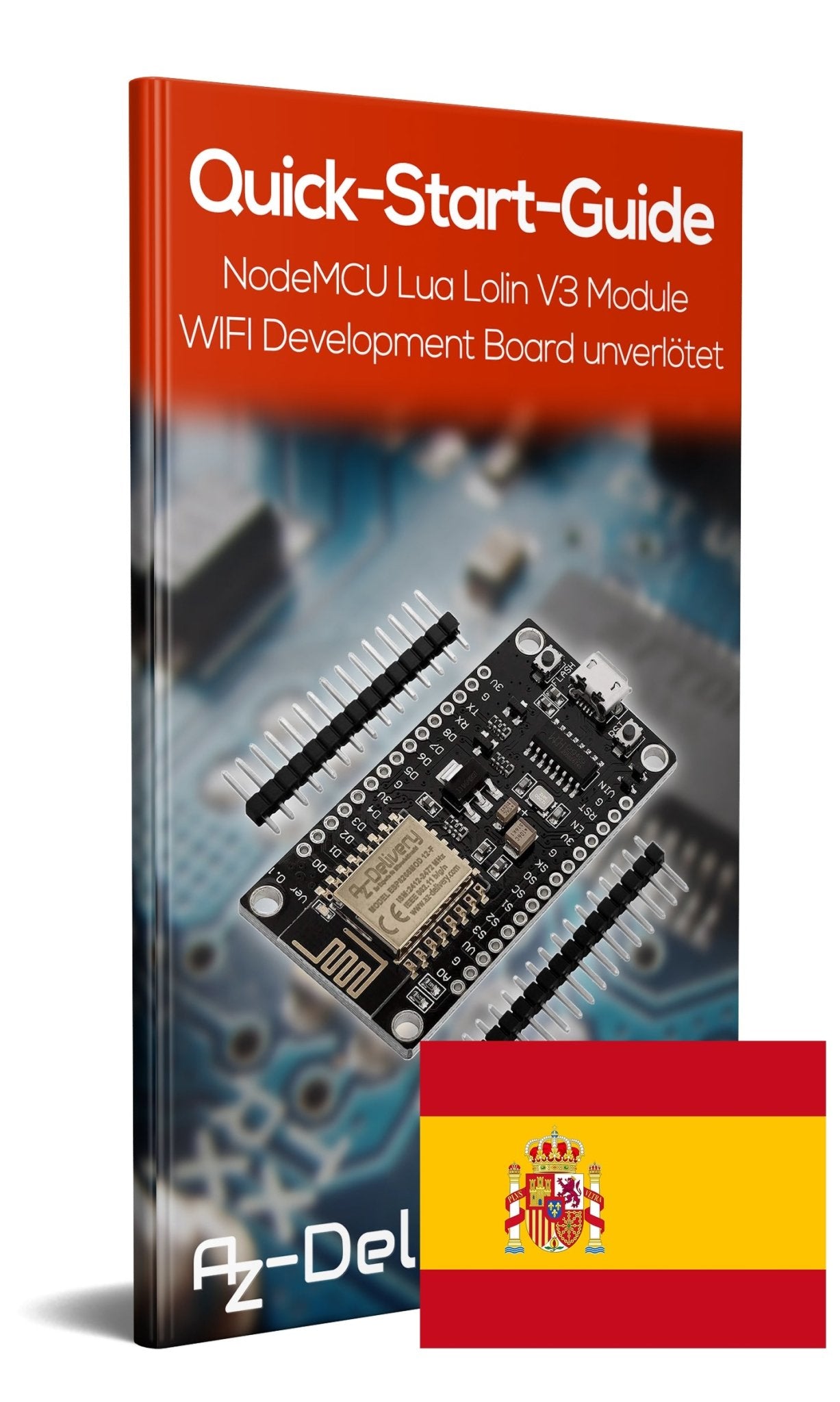 NodeMCU Lua Lolin V3 Module ESP8266 ESP-12F WIFI Development Board unverlötet - AZ-Delivery