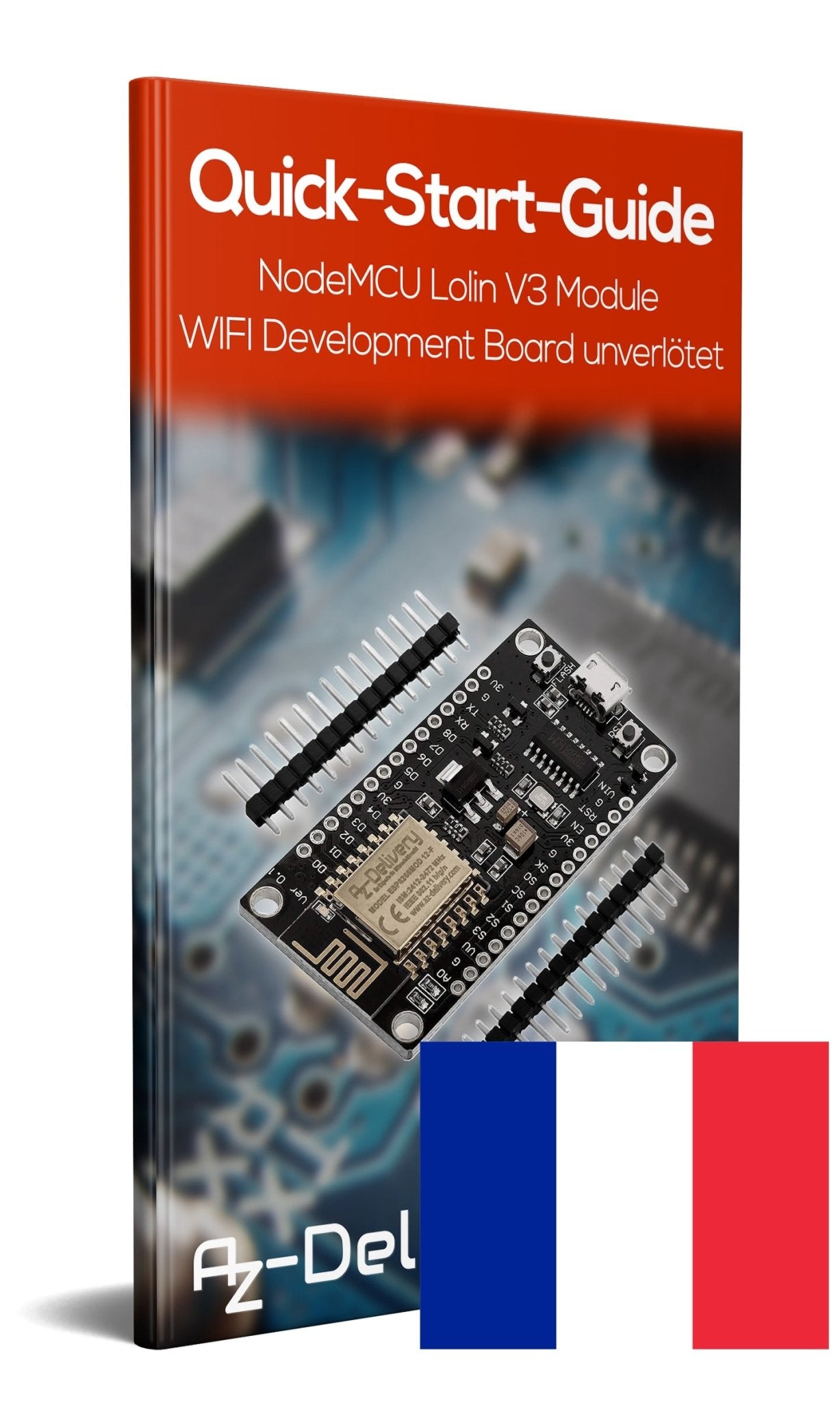 NodeMCU Lua Lolin V3 Module ESP8266 ESP-12F WIFI Development Board unverlötet - AZ-Delivery
