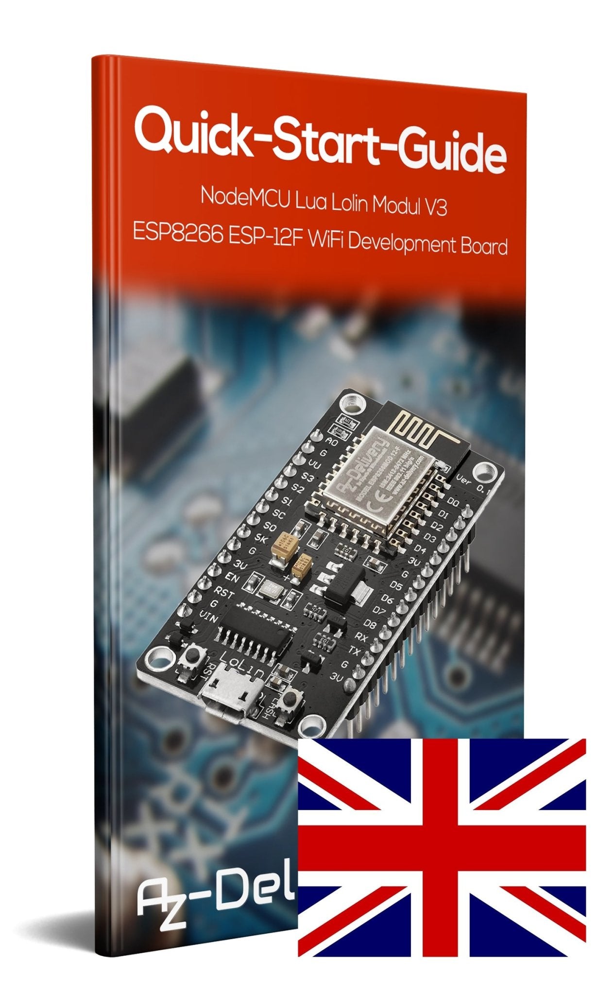 NodeMCU Lua Lolin V3 Module ESP8266 ESP-12F WIFI Wifi Development Board mit CH340 - AZ-Delivery