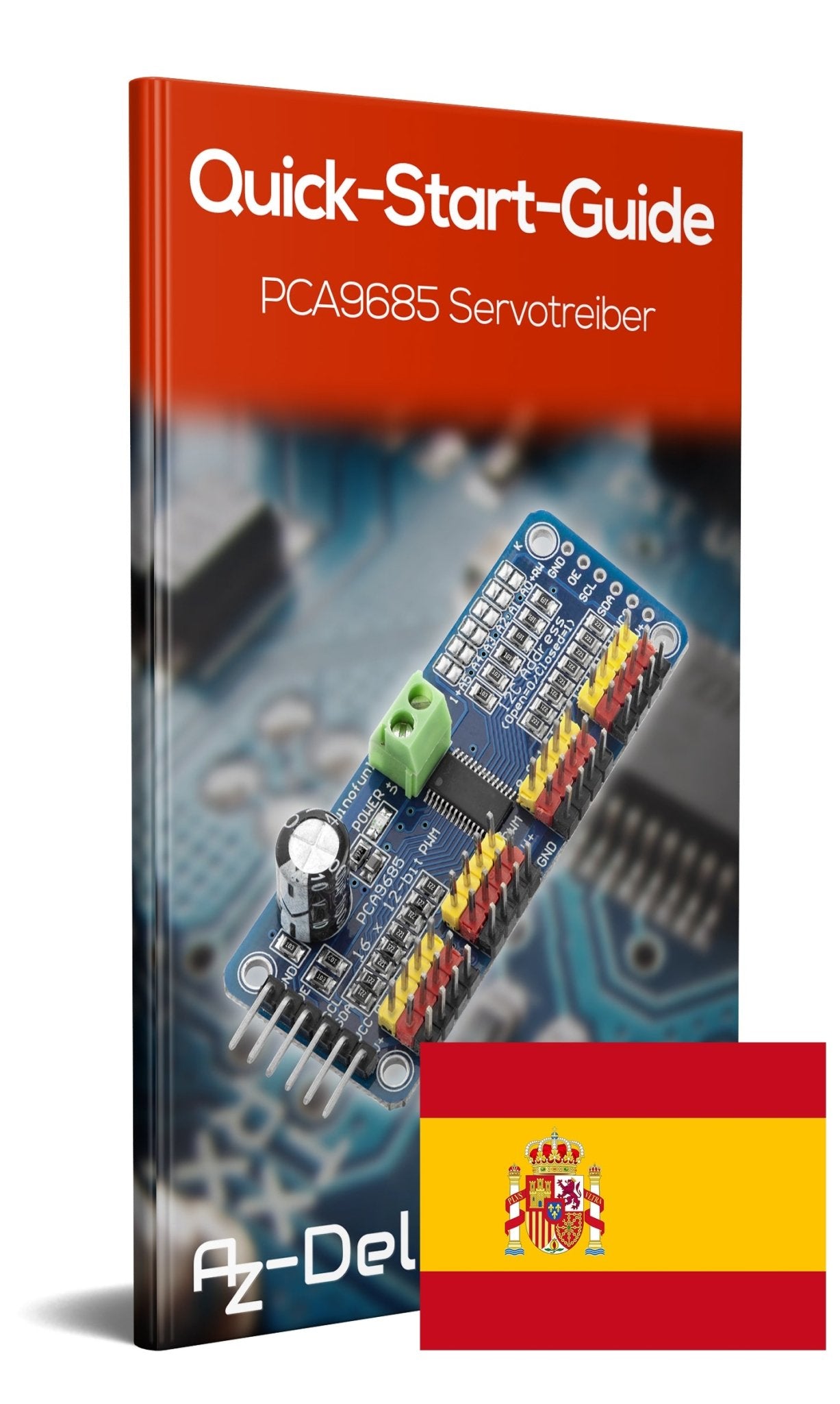 PCA9685 16 Kanal 12 Bit PWM Servotreiber für Raspberry Pi - AZ-Delivery