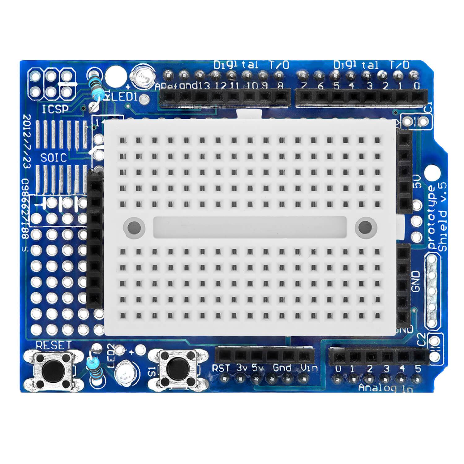 Prototyping Prototype Shield Mini Breadboard für UNO R3 - AZ-Delivery