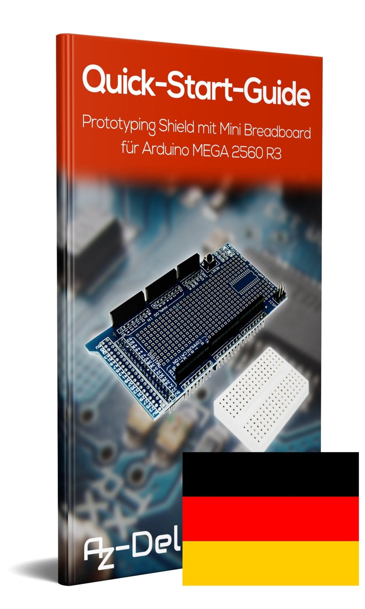 Prototyping Prototype Shield mit Mini Breadboard für MEGA 2560 R3 - AZ-Delivery